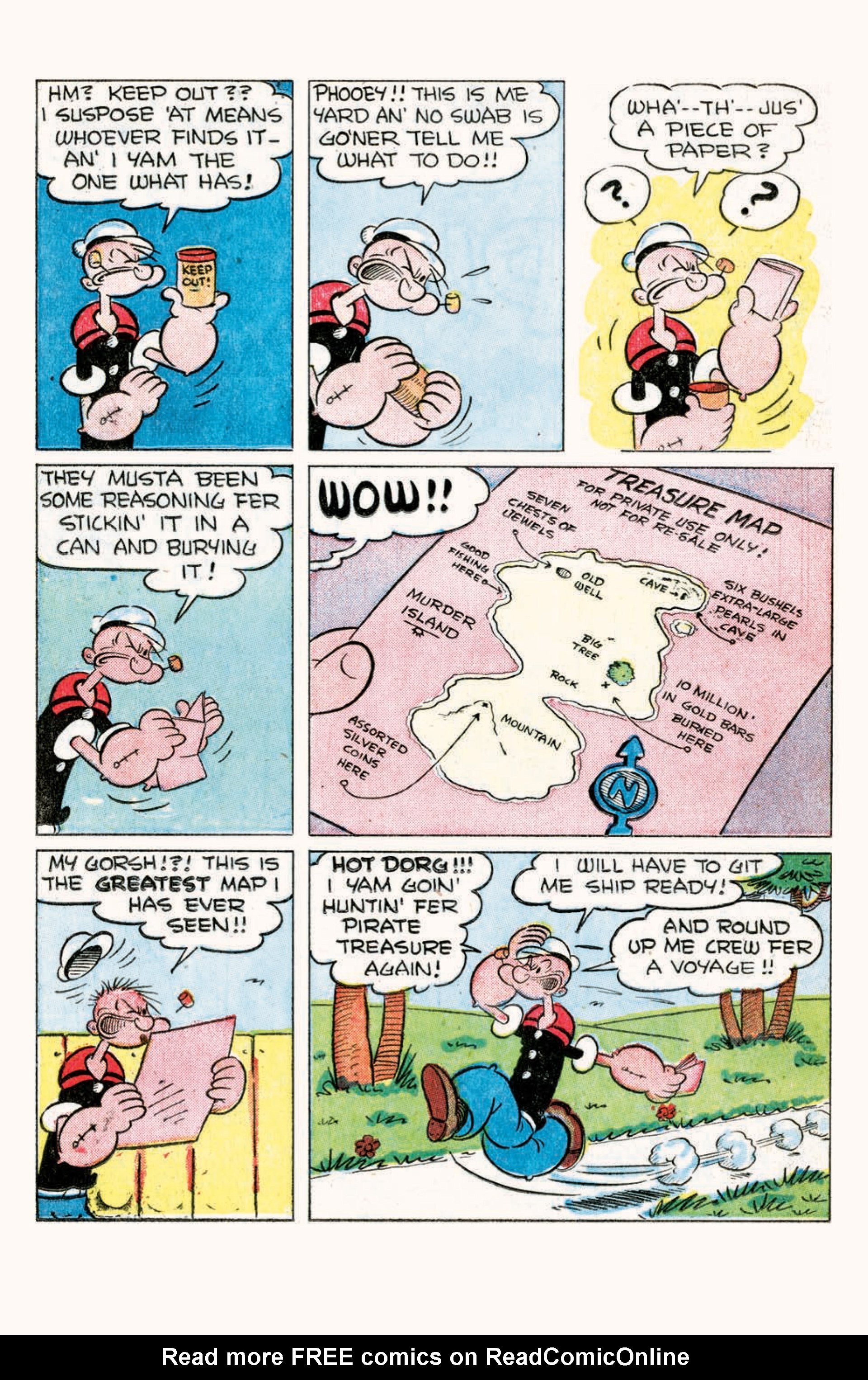 Read online Classic Popeye comic -  Issue #12 - 36