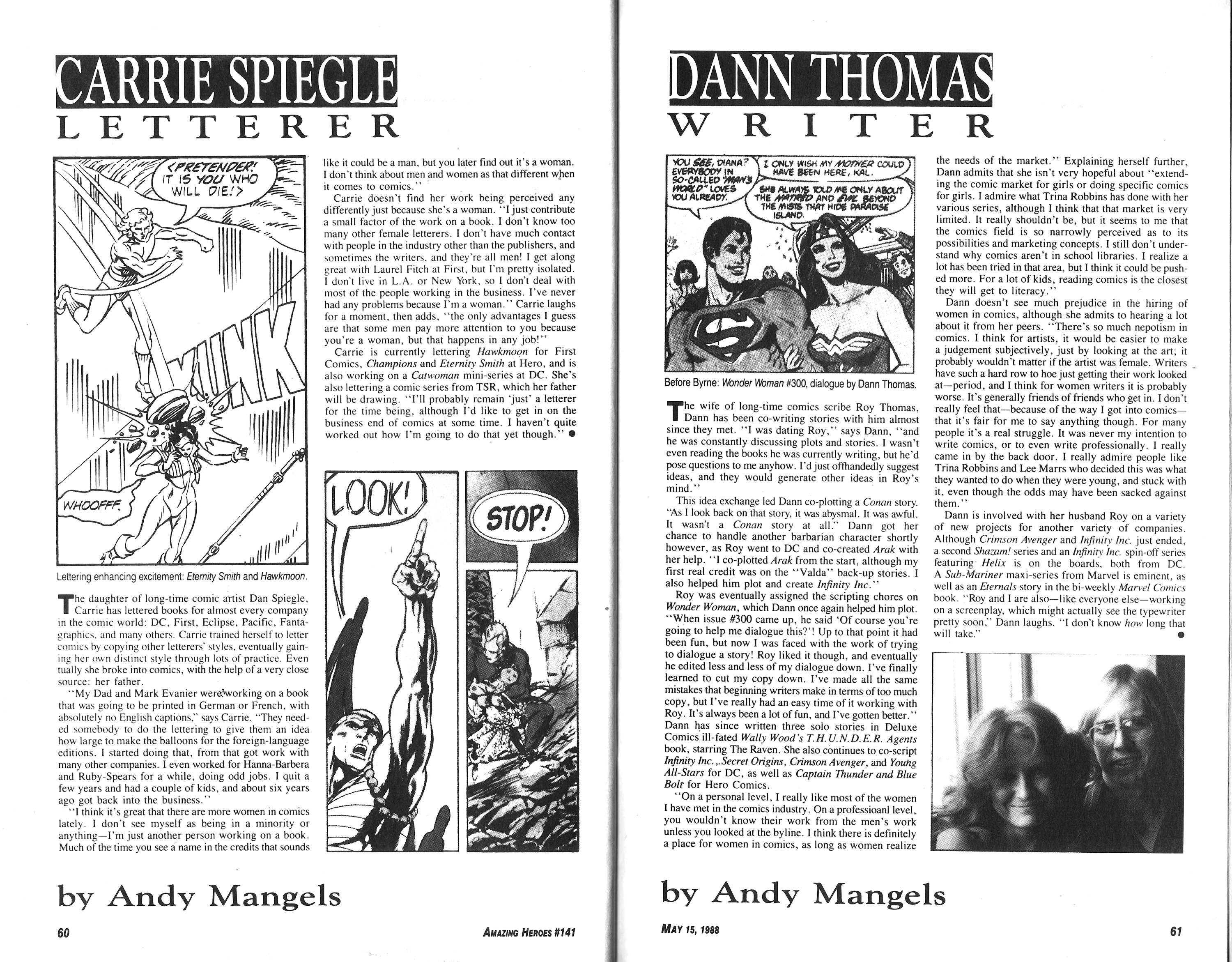 Read online Amazing Heroes comic -  Issue #141 - 31
