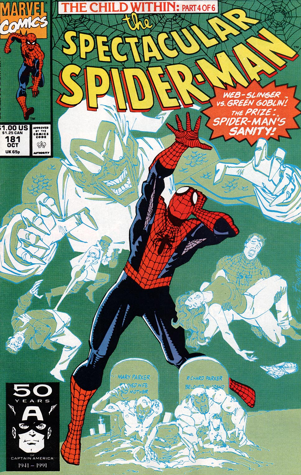 Read online The Spectacular Spider-Man (1976) comic -  Issue #181 - 1