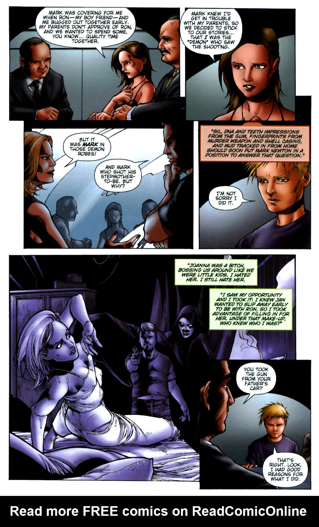 Read online CSI: Crime Scene Investigation: Demon House comic -  Issue #5 - 23