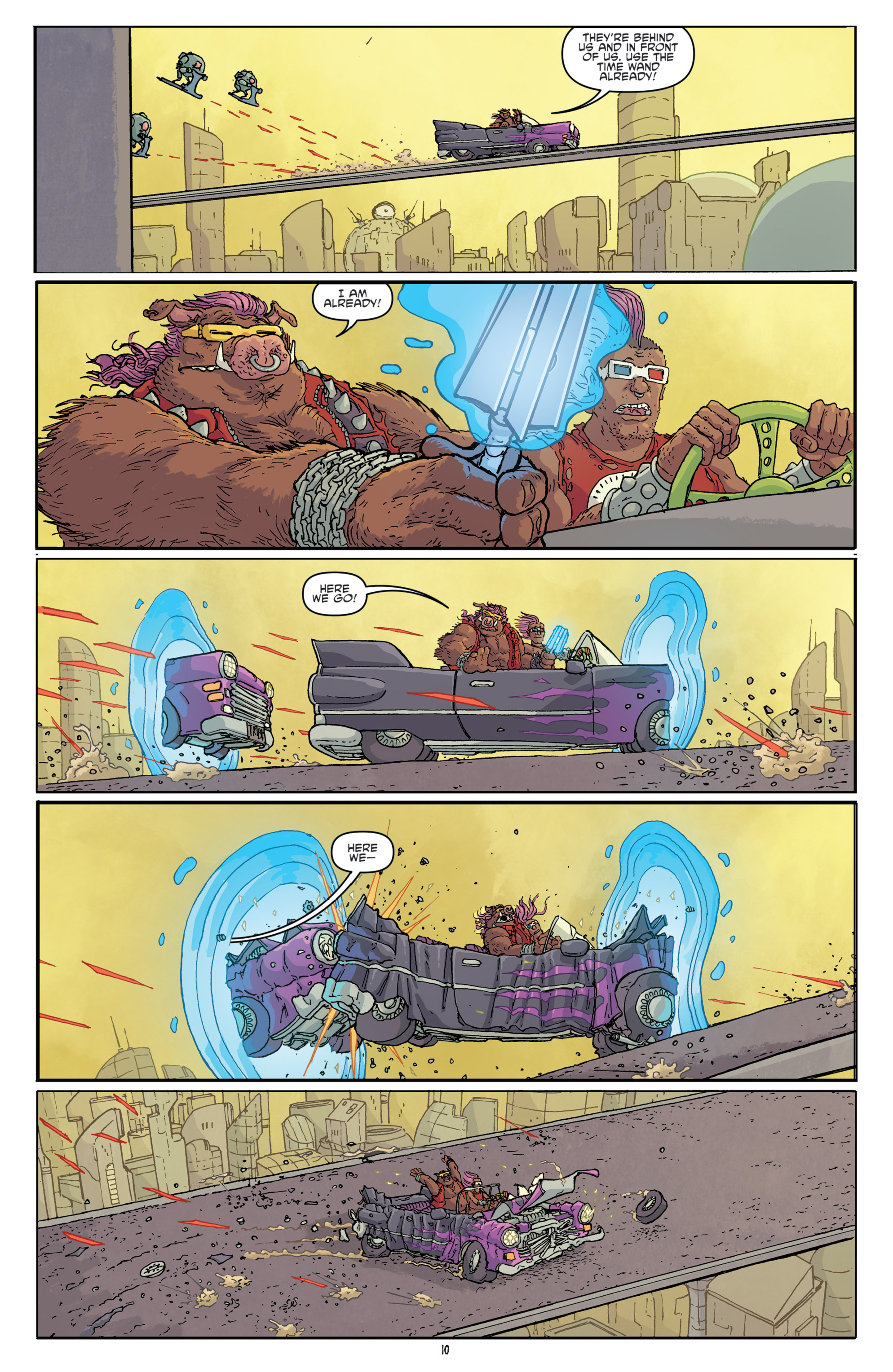 Read online Teenage Mutant Ninja Turtles Bebop & Rocksteady Destroy Everything comic -  Issue #4 - 12