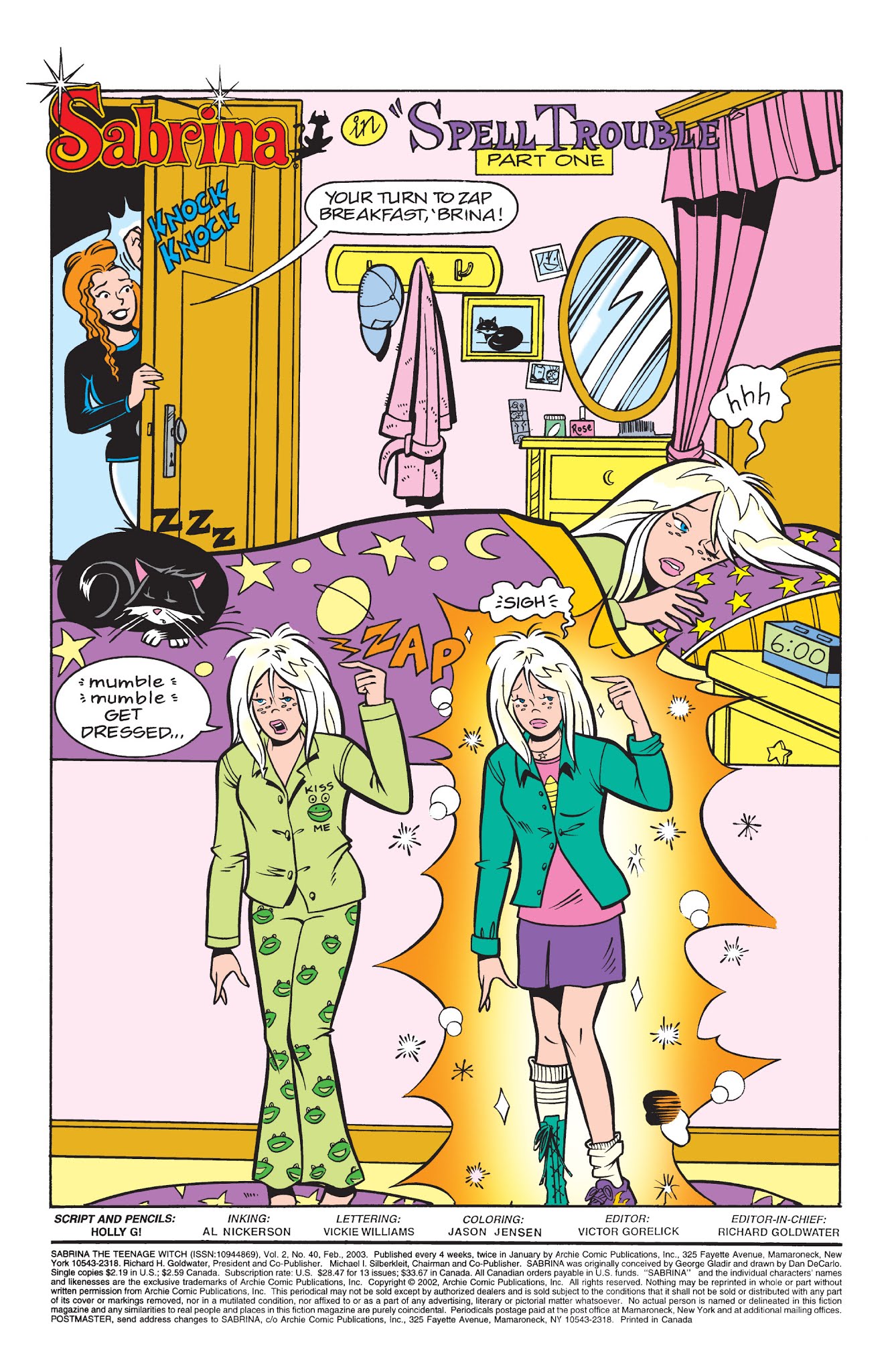 Read online Sabrina the Teenage Witch (2000) comic -  Issue #40 - 2