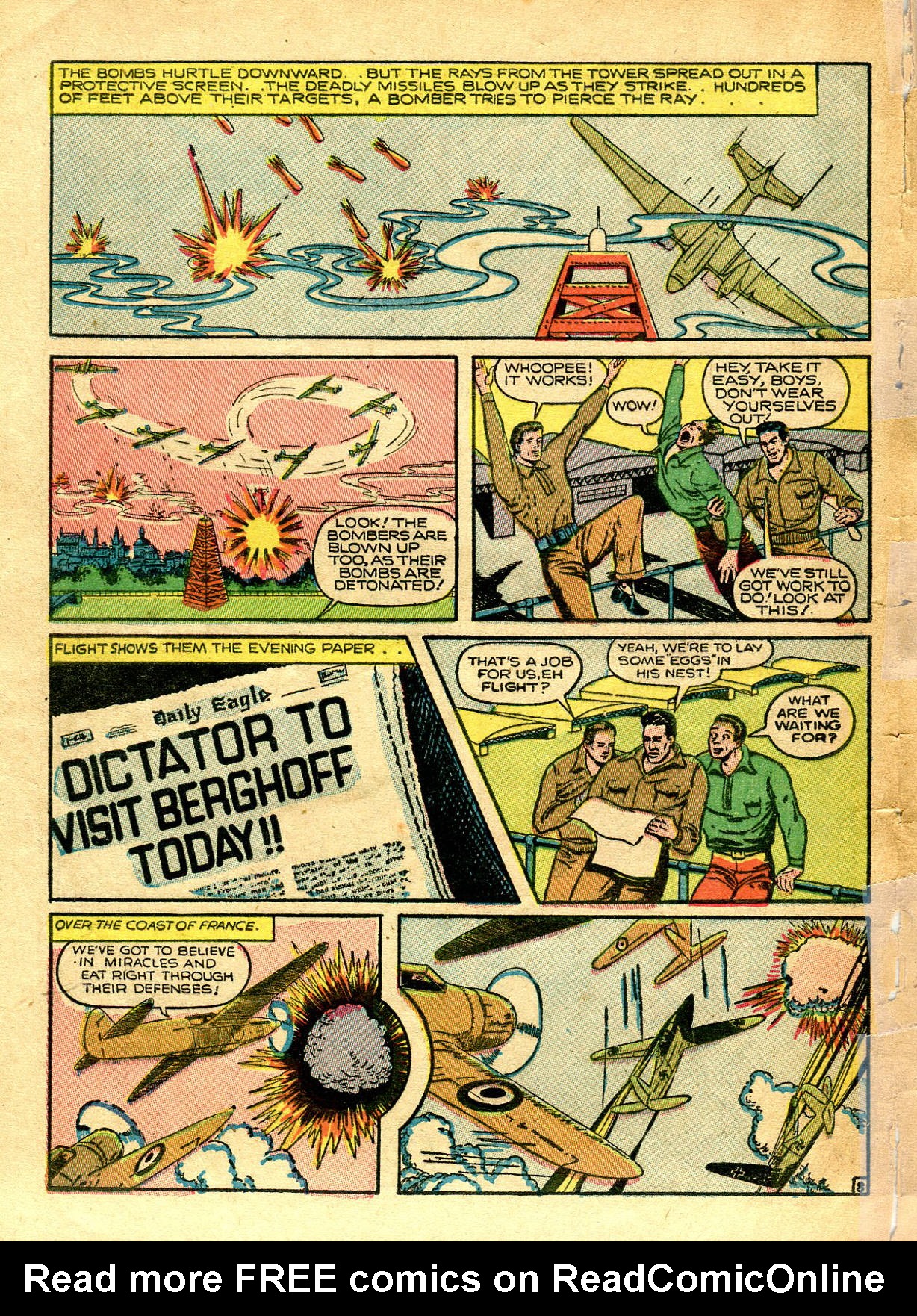 Read online Captain Flight Comics comic -  Issue #8 - 10