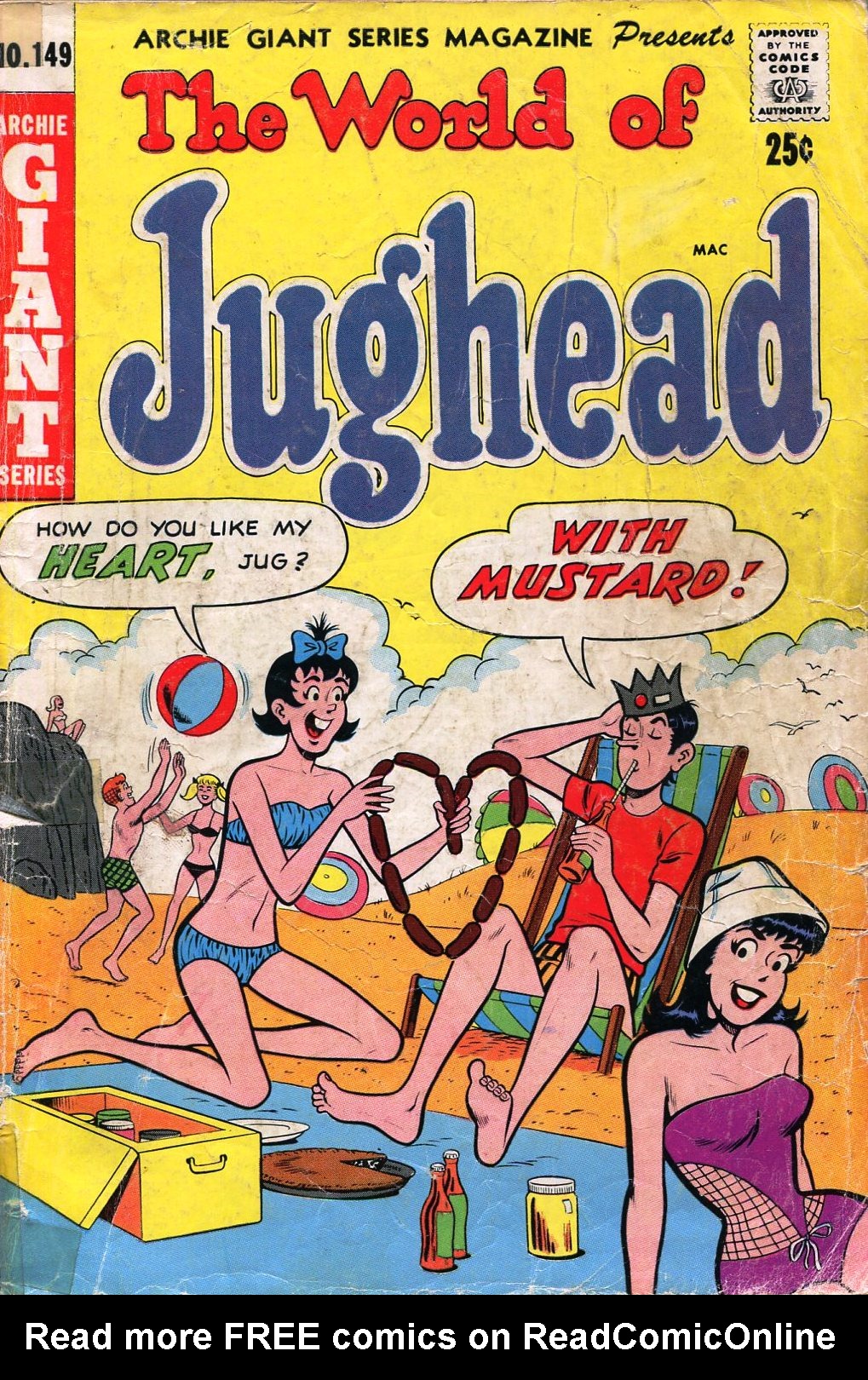 Read online Archie Giant Series Magazine comic -  Issue #149 - 1