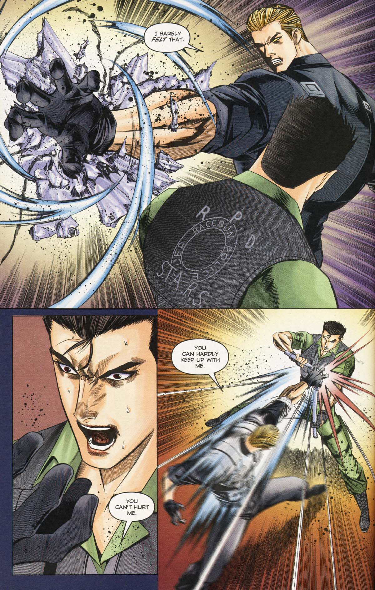 Read online Resident Evil Code: Veronica comic -  Issue #3 - 126