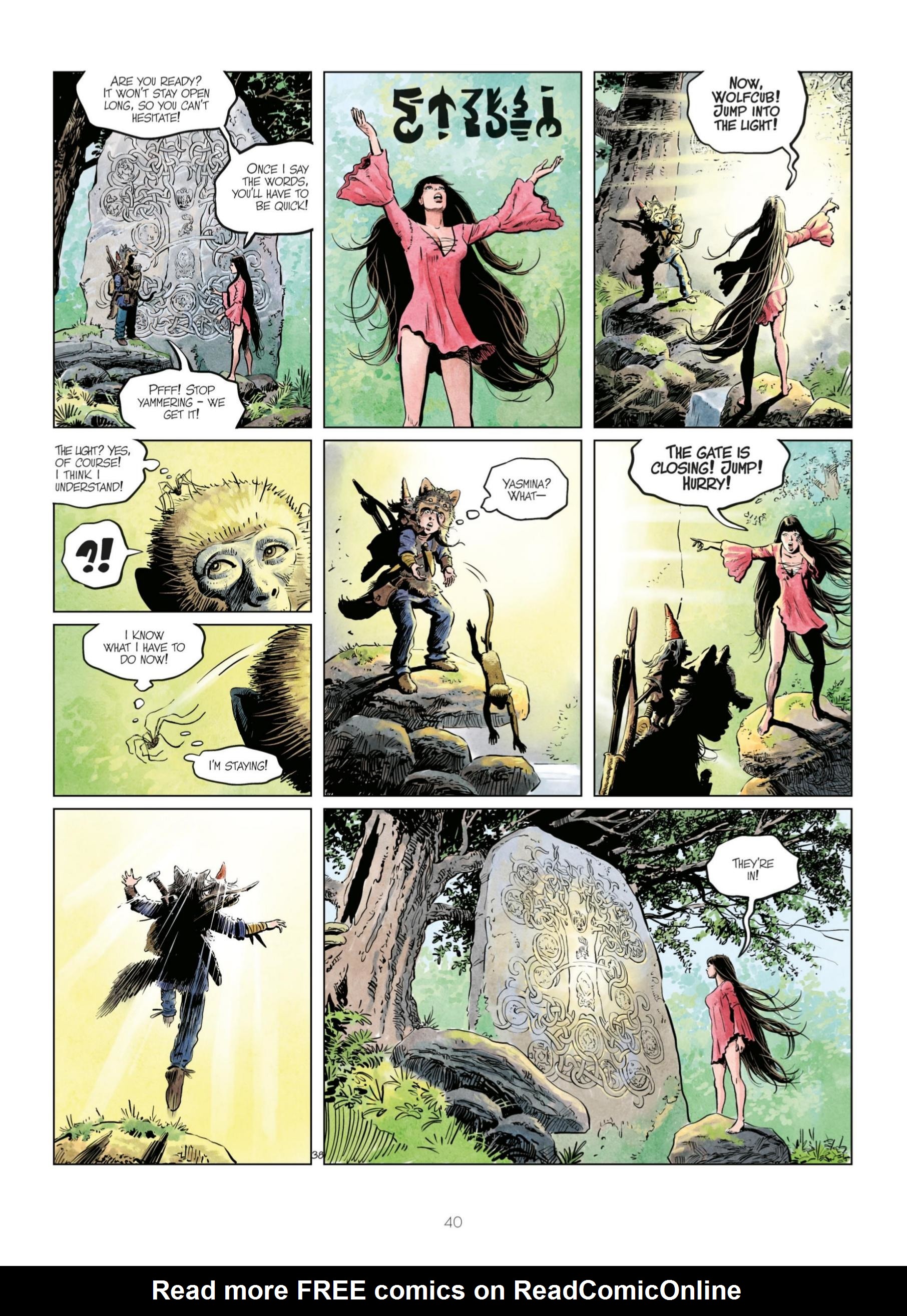 Read online The World of Thorgal: Wolfcub comic -  Issue #6 - 42