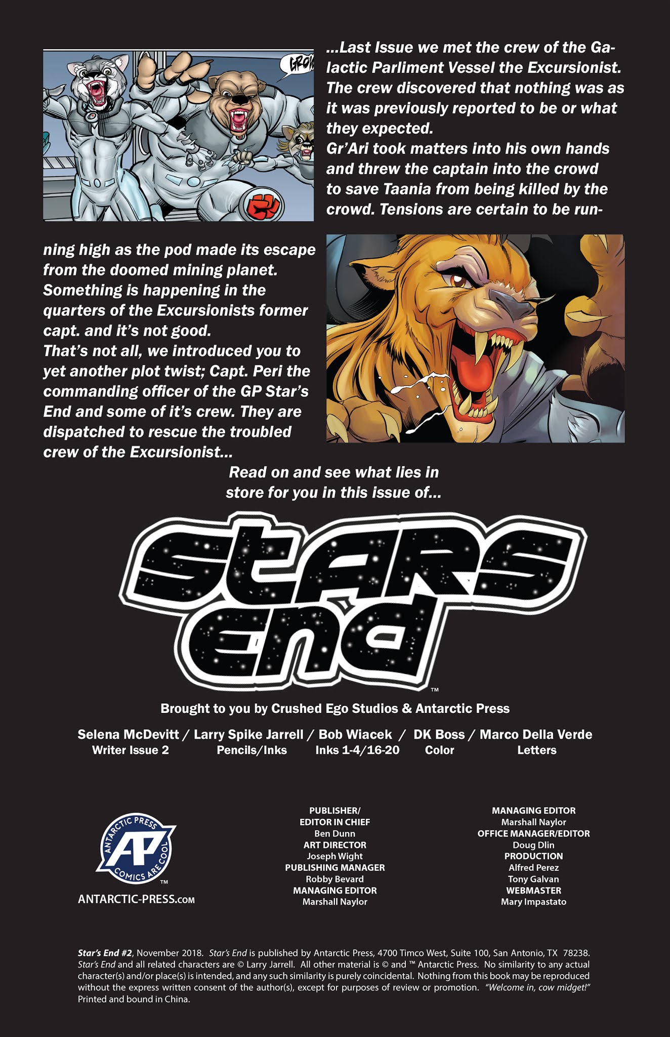 Read online Stars End comic -  Issue #2 - 2
