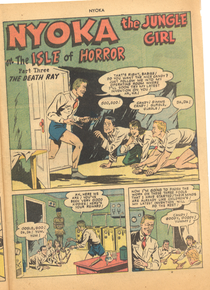 Read online Nyoka the Jungle Girl (1945) comic -  Issue #41 - 45