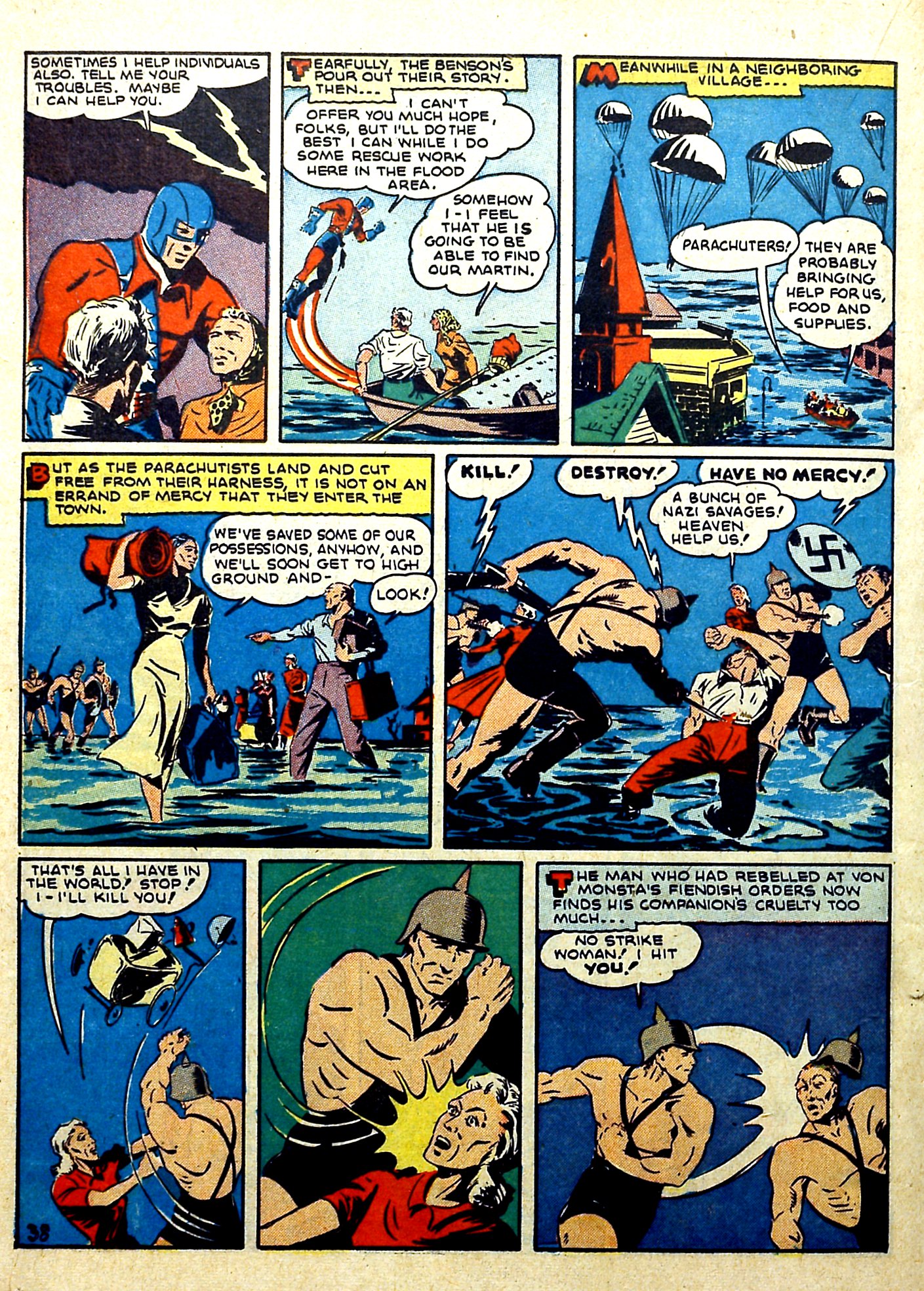Read online Our Flag Comics comic -  Issue #3 - 39