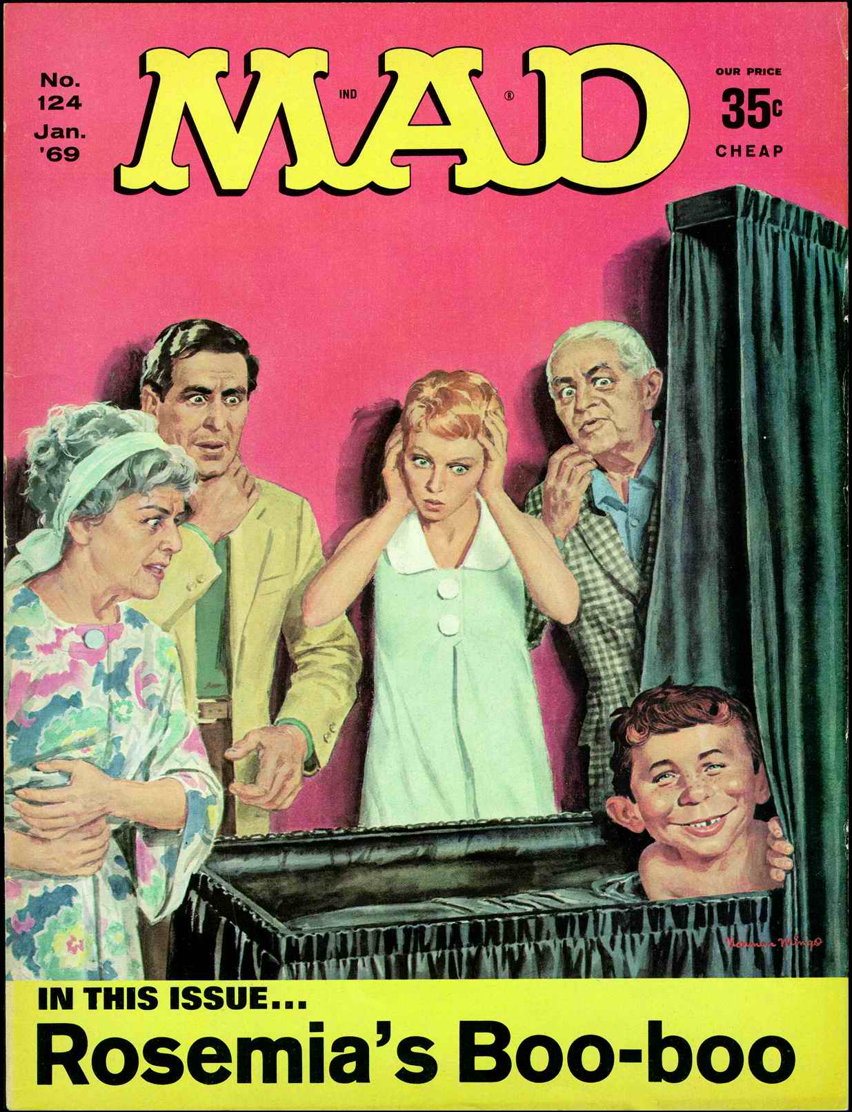 Read online MAD comic -  Issue #124 - 1