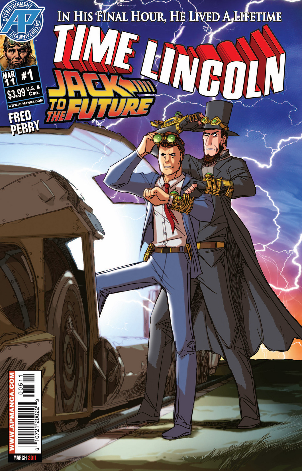 Read online Time Lincoln: Jack to the Future comic -  Issue # Full - 1