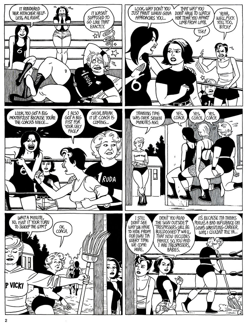 Read online Love and Rockets (1982) comic -  Issue #46 - 4