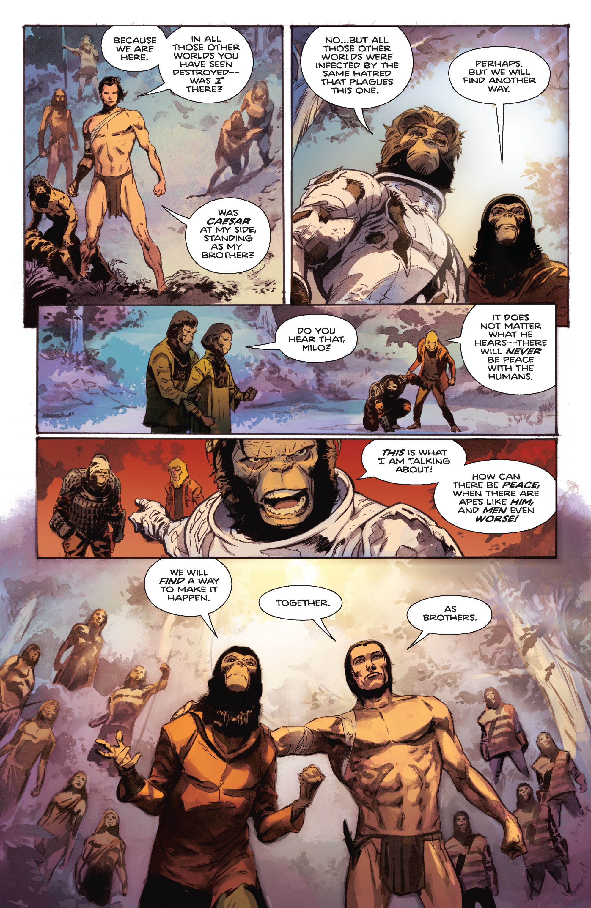 Read online Tarzan On the Planet of the Apes comic -  Issue #5 - 22