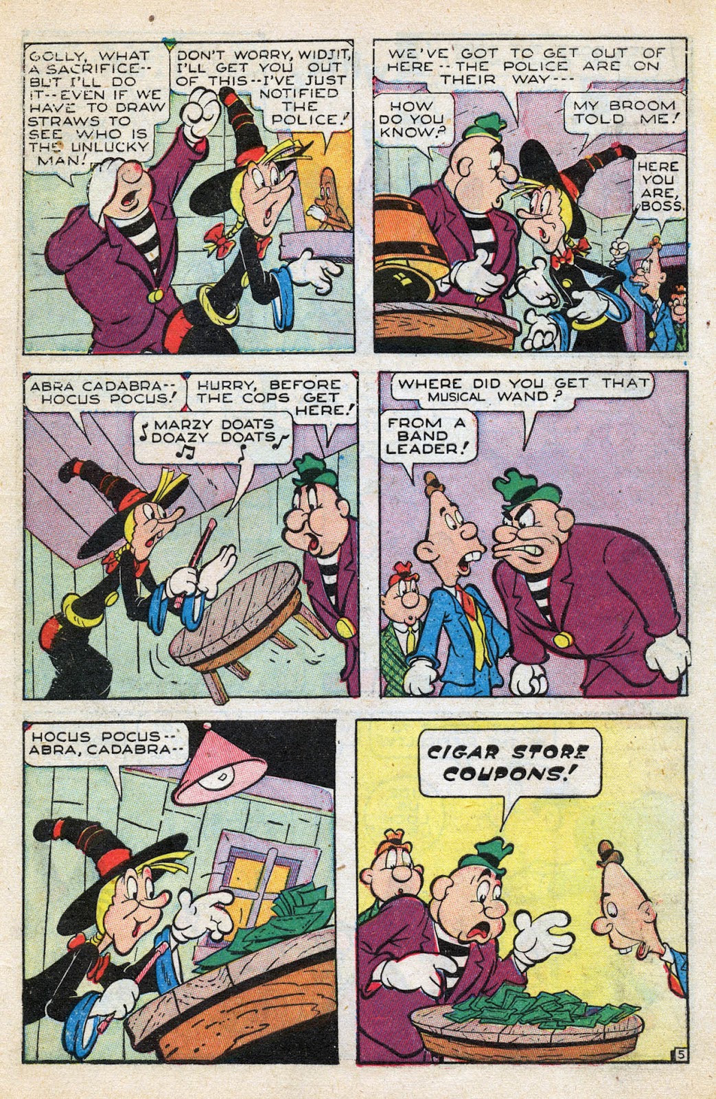 Read online Comedy Comics (1942) comic -  Issue #33 - 38