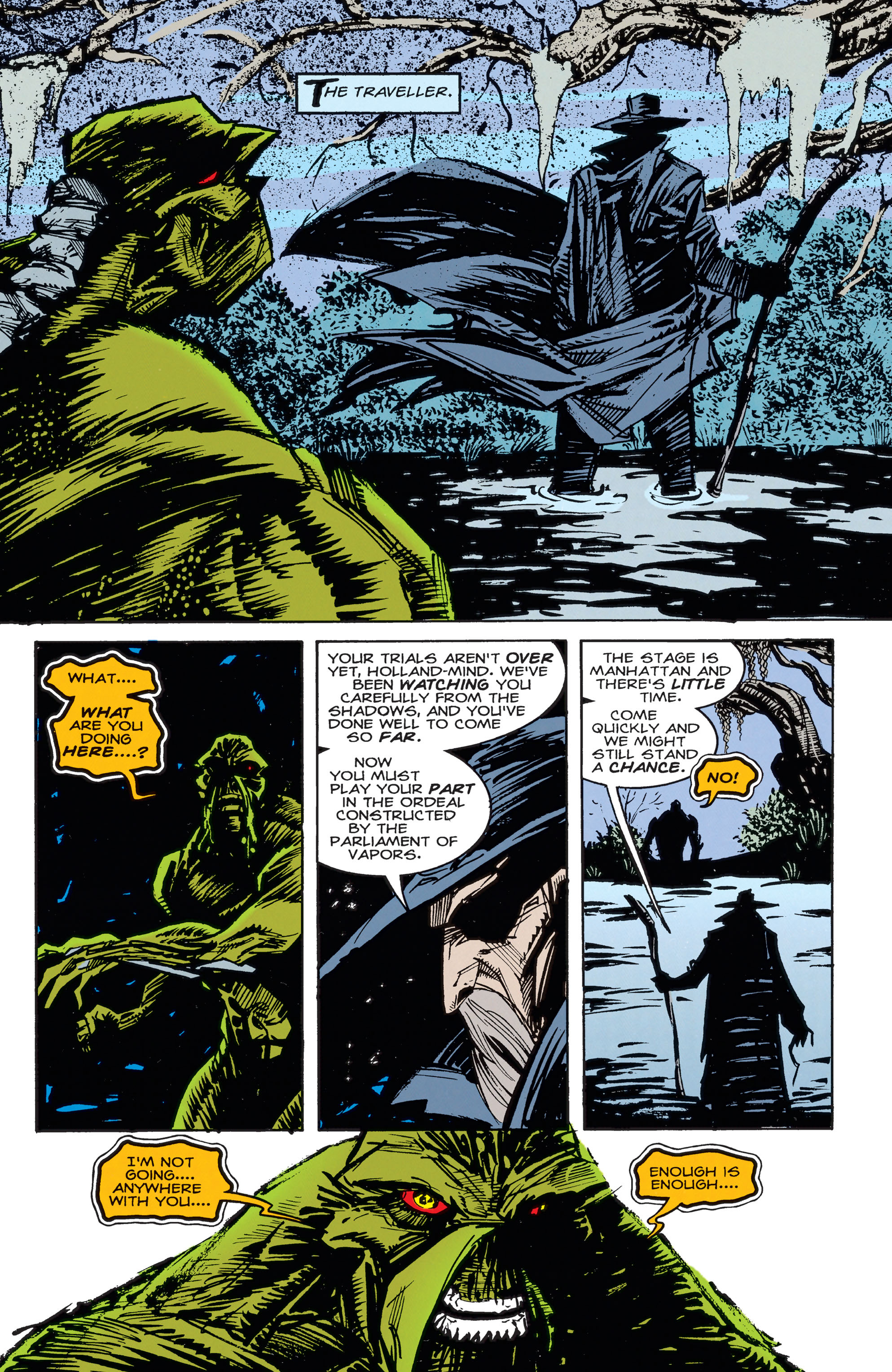 Read online Swamp Thing (1982) comic -  Issue # _TPB - Trial by Fire - 68