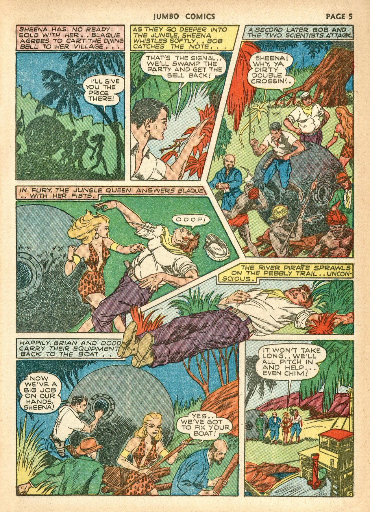 Read online Jumbo Comics comic -  Issue #31 - 7