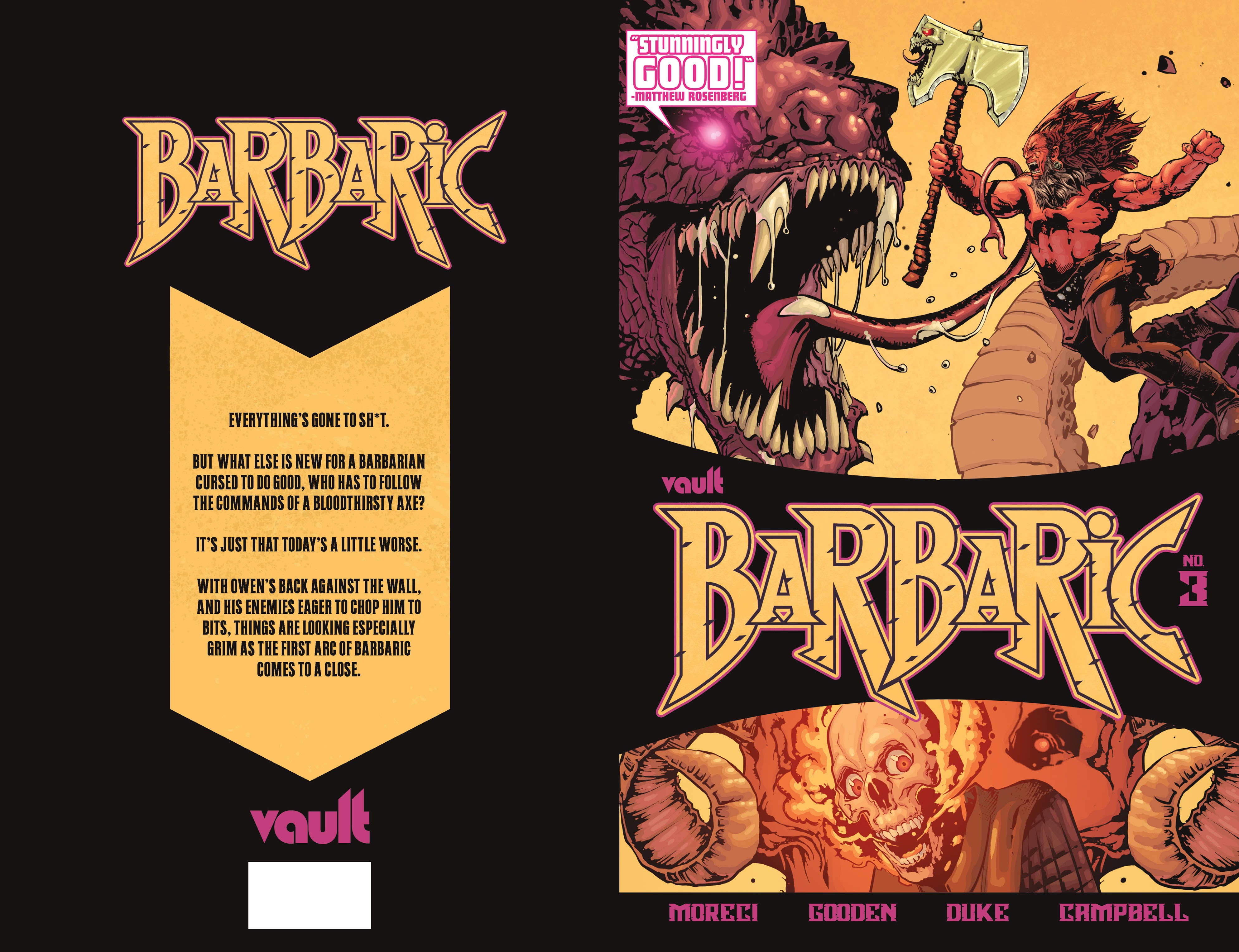 Read online Barbaric comic -  Issue #3 - 1