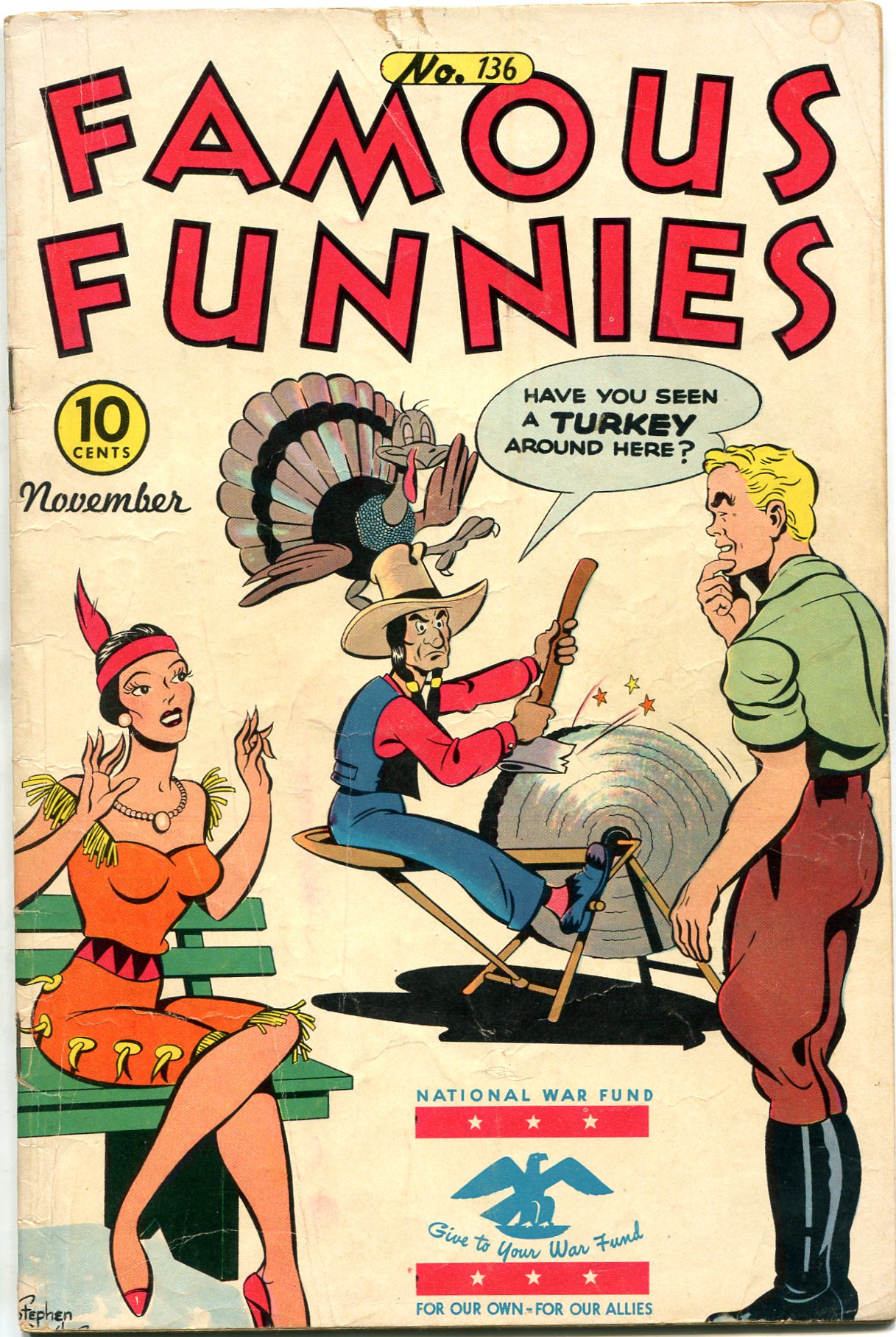 Read online Famous Funnies comic -  Issue #136 - 1