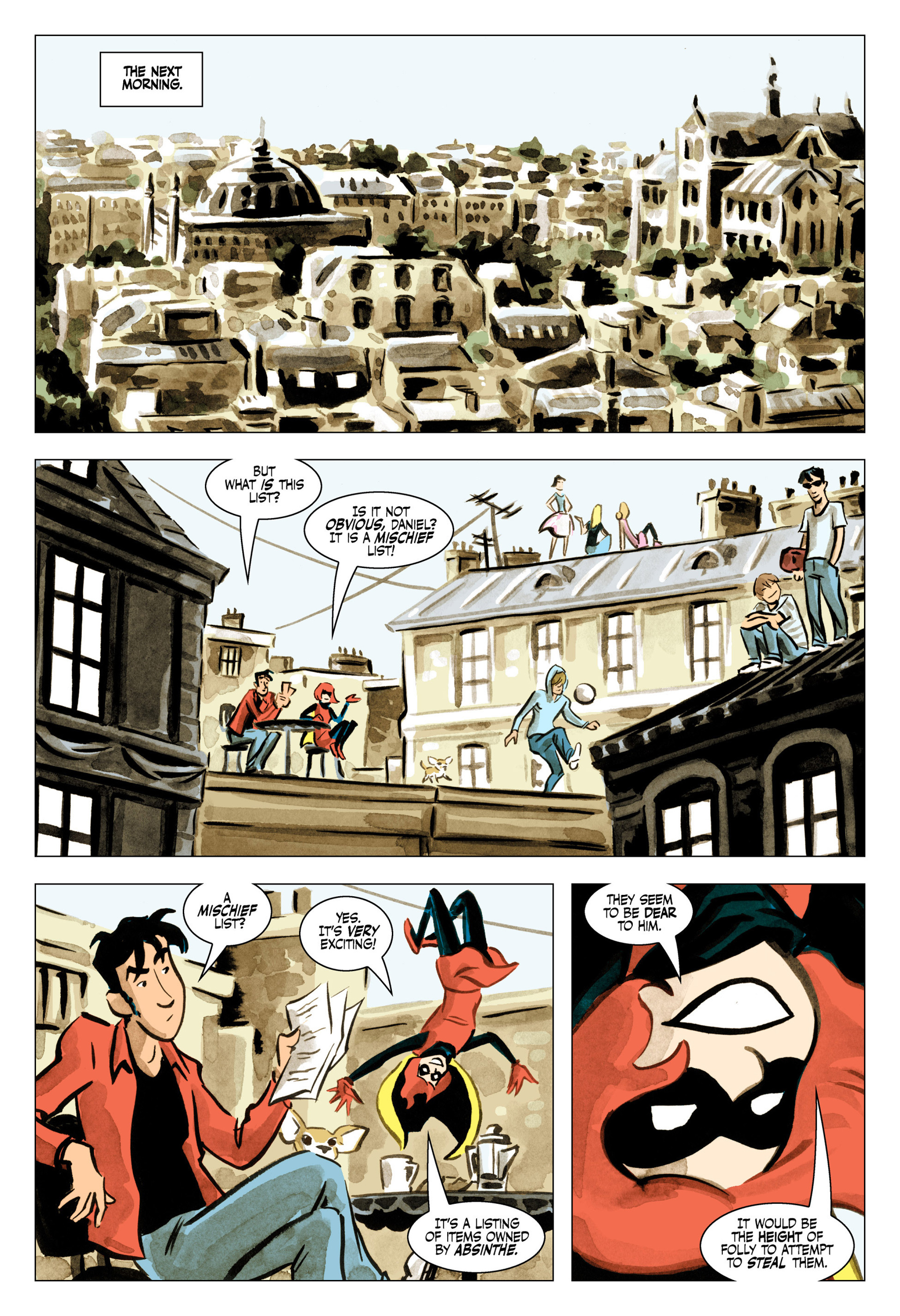 Read online Bandette (2012) comic -  Issue #5 - 8