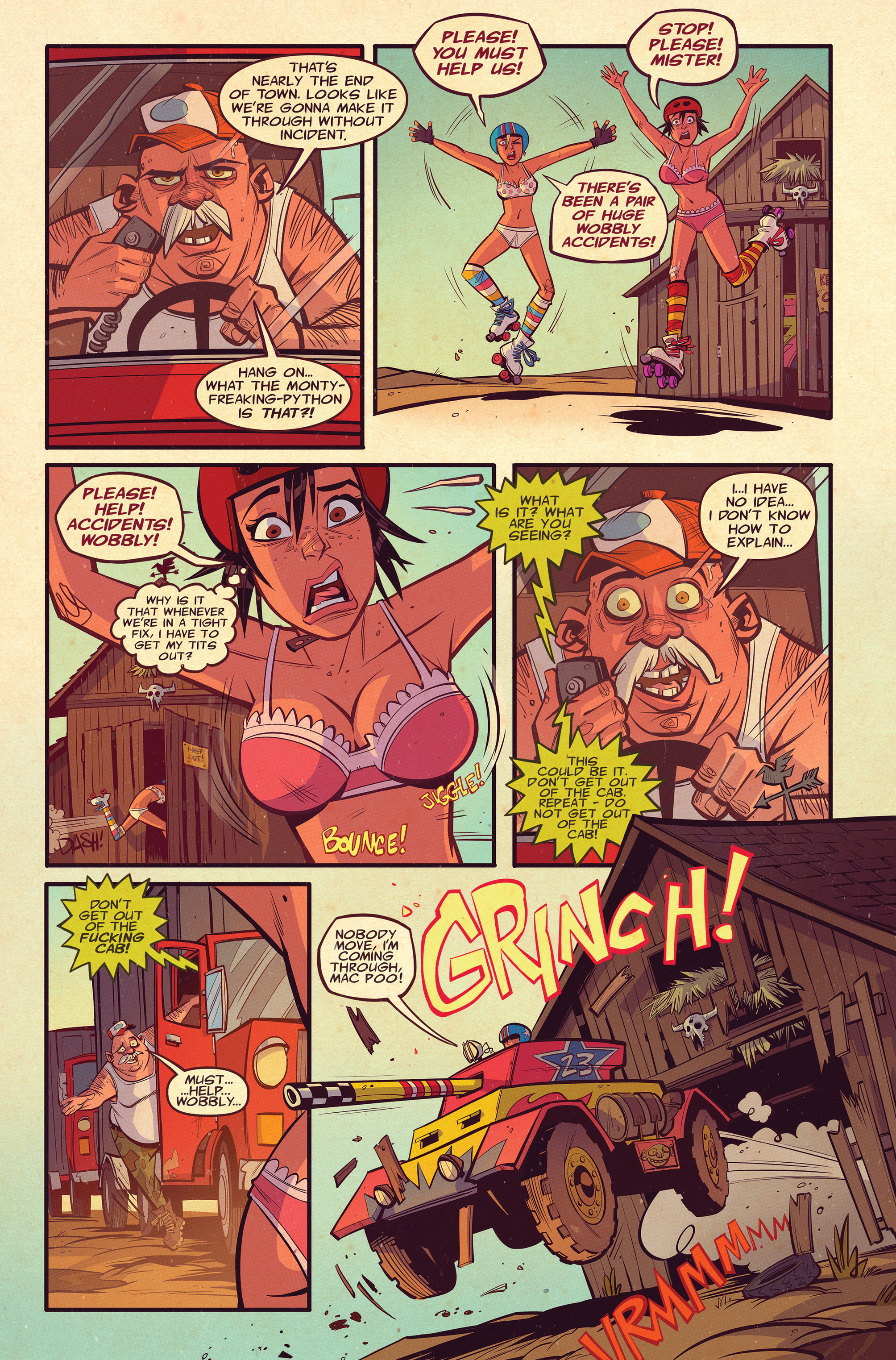 Read online Tank Girl: Two Girls, One Tank comic -  Issue #1 - 24
