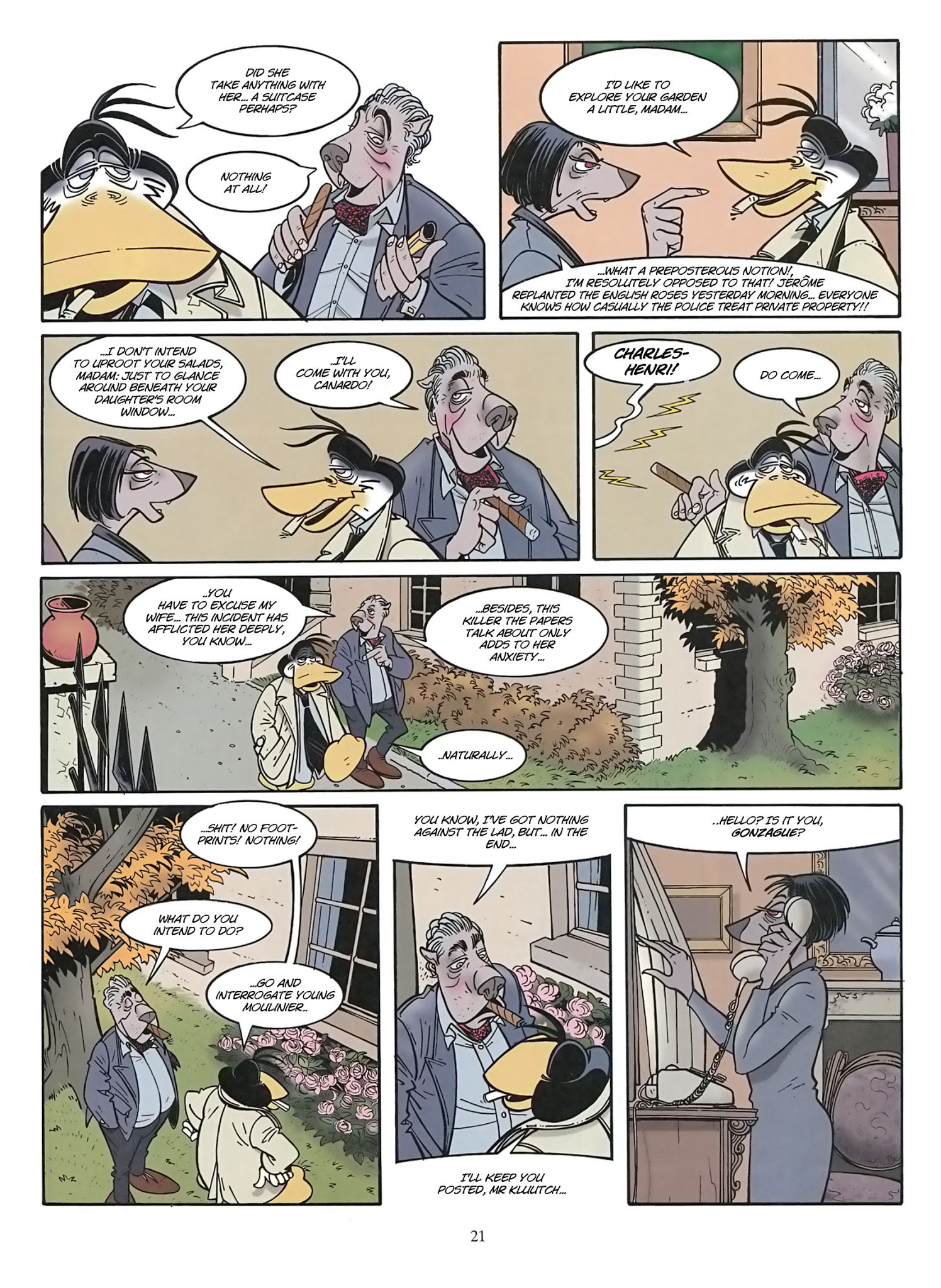 Read online Une enquête de l'inspecteur Canardo comic -  Issue #9 - 22
