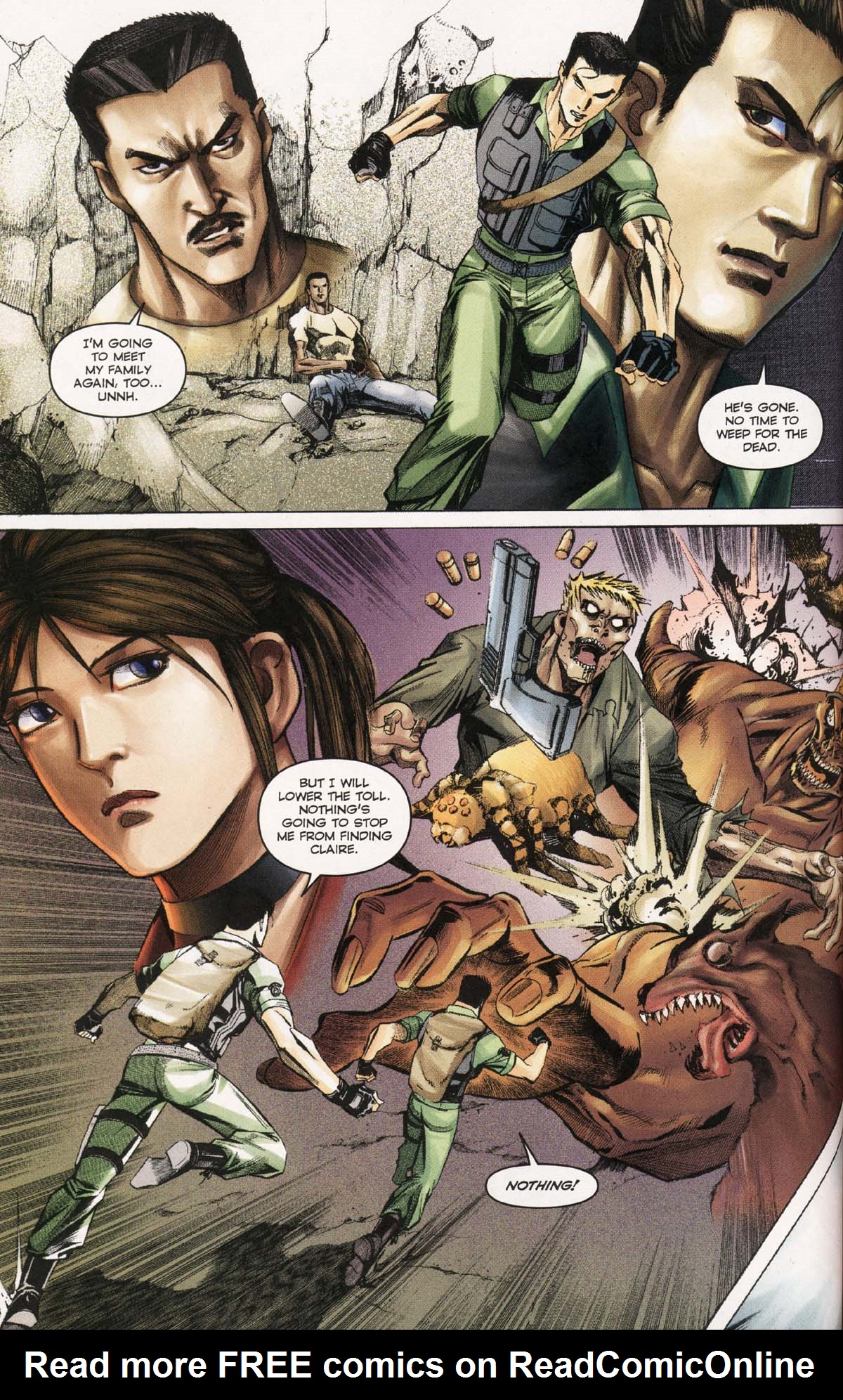 Read online Resident Evil Code: Veronica comic -  Issue #3 - 74