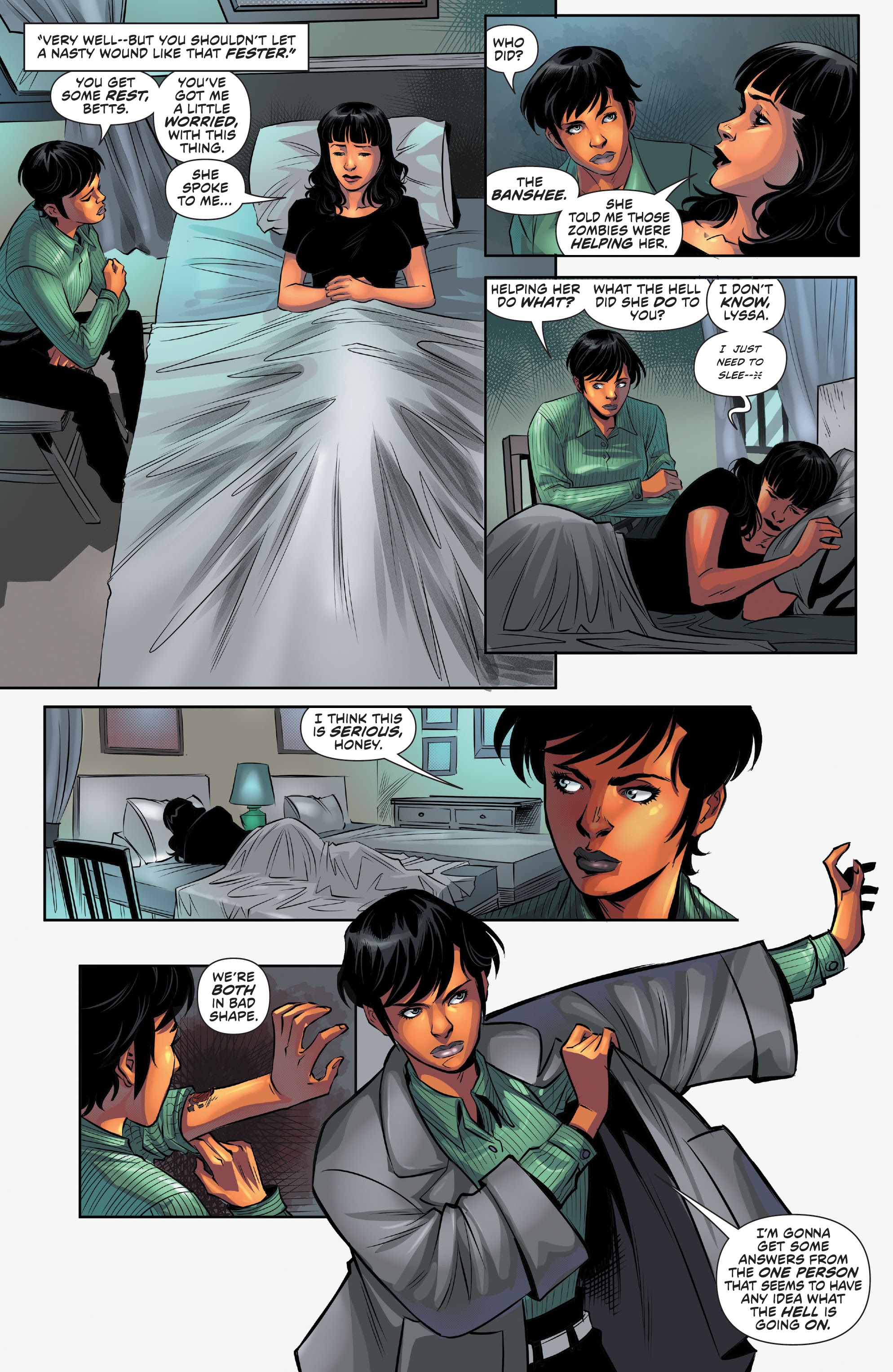 Read online Bettie Page & The Curse of the Banshee comic -  Issue #3 - 17