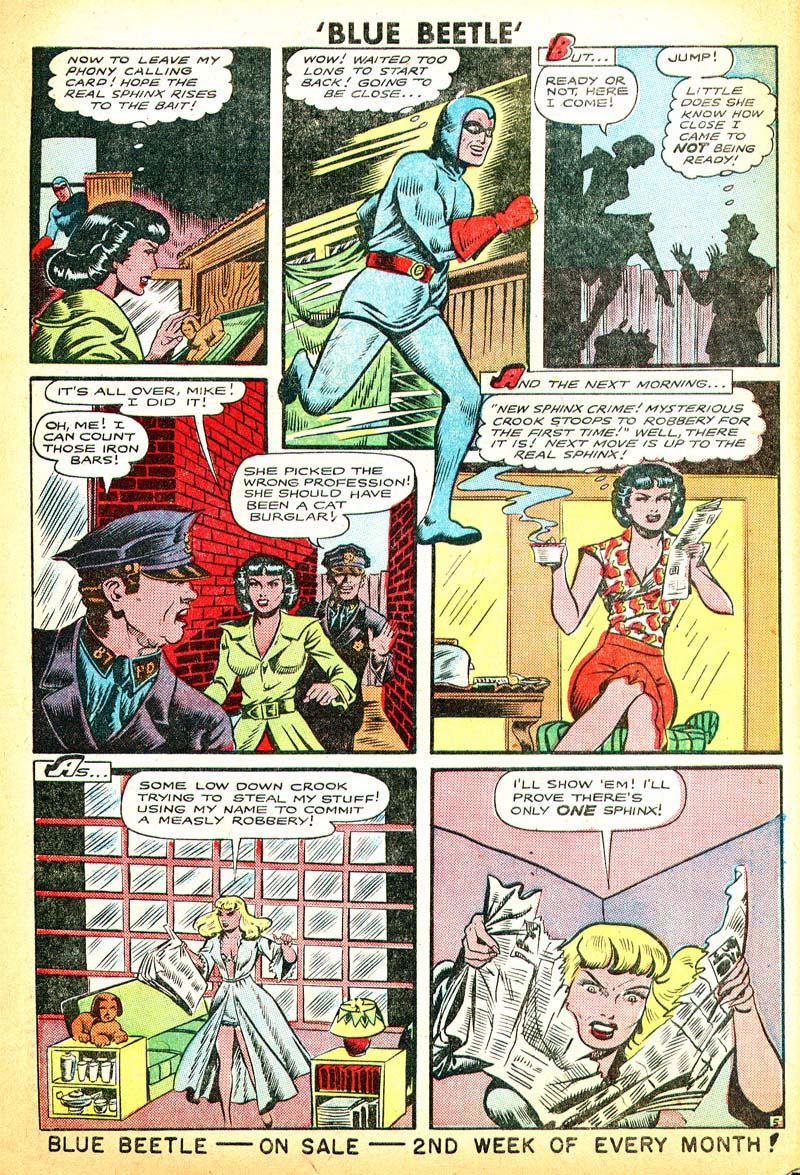 Read online The Blue Beetle comic -  Issue #56 - 6