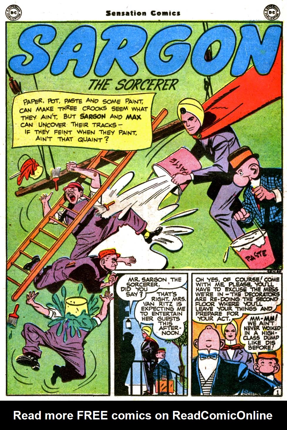 Read online Sensation (Mystery) Comics comic -  Issue #64 - 29