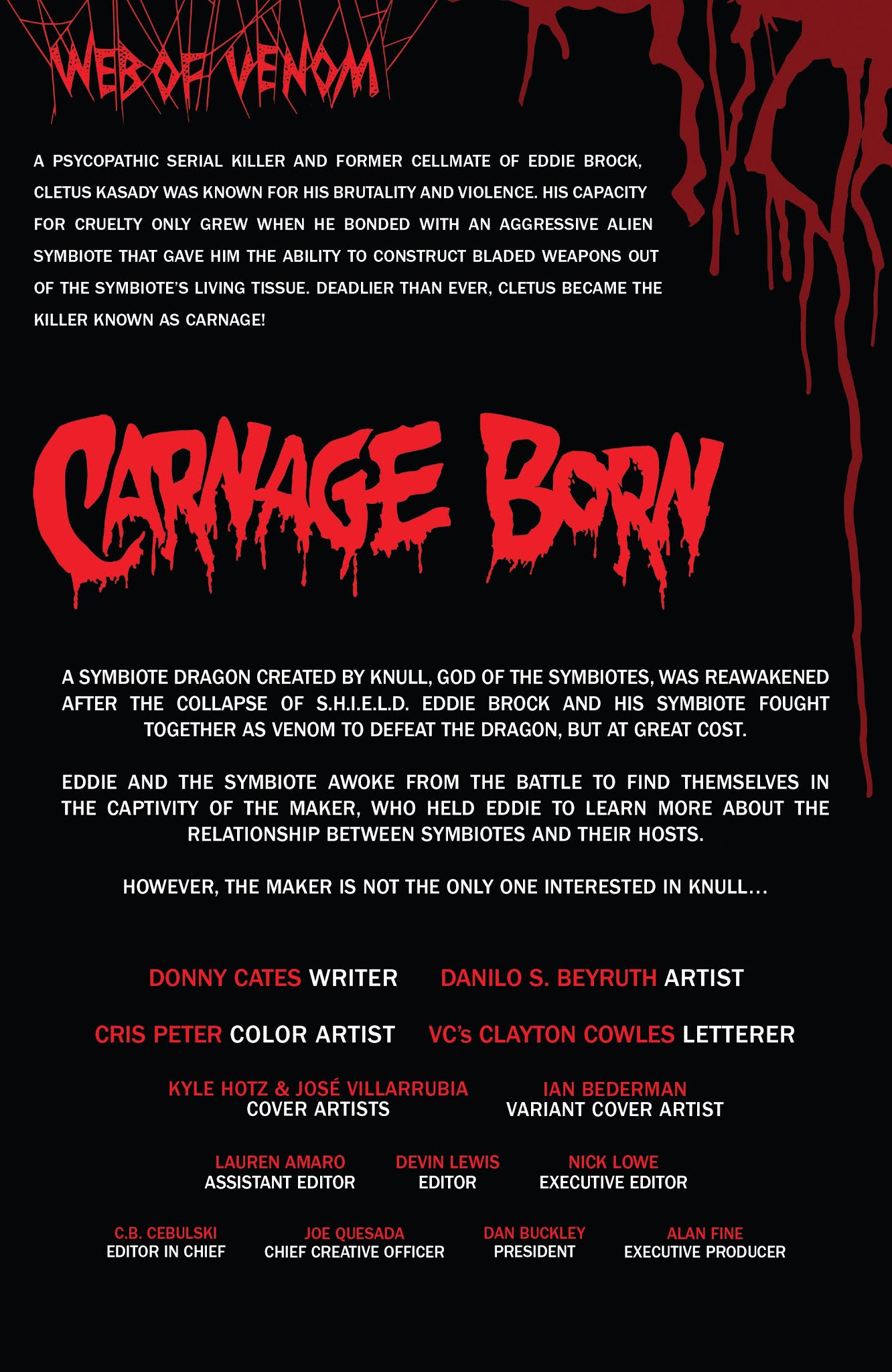 Read online Web of Venom: Carnage Born comic -  Issue # Full - 2