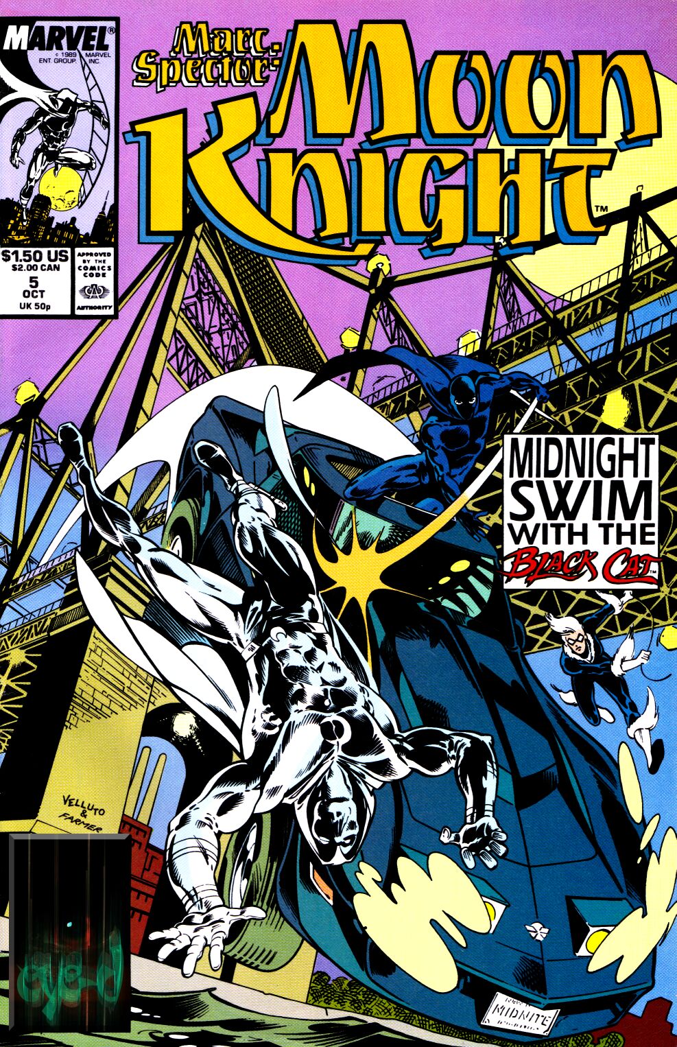 Read online Marc Spector: Moon Knight comic -  Issue #5 - 1