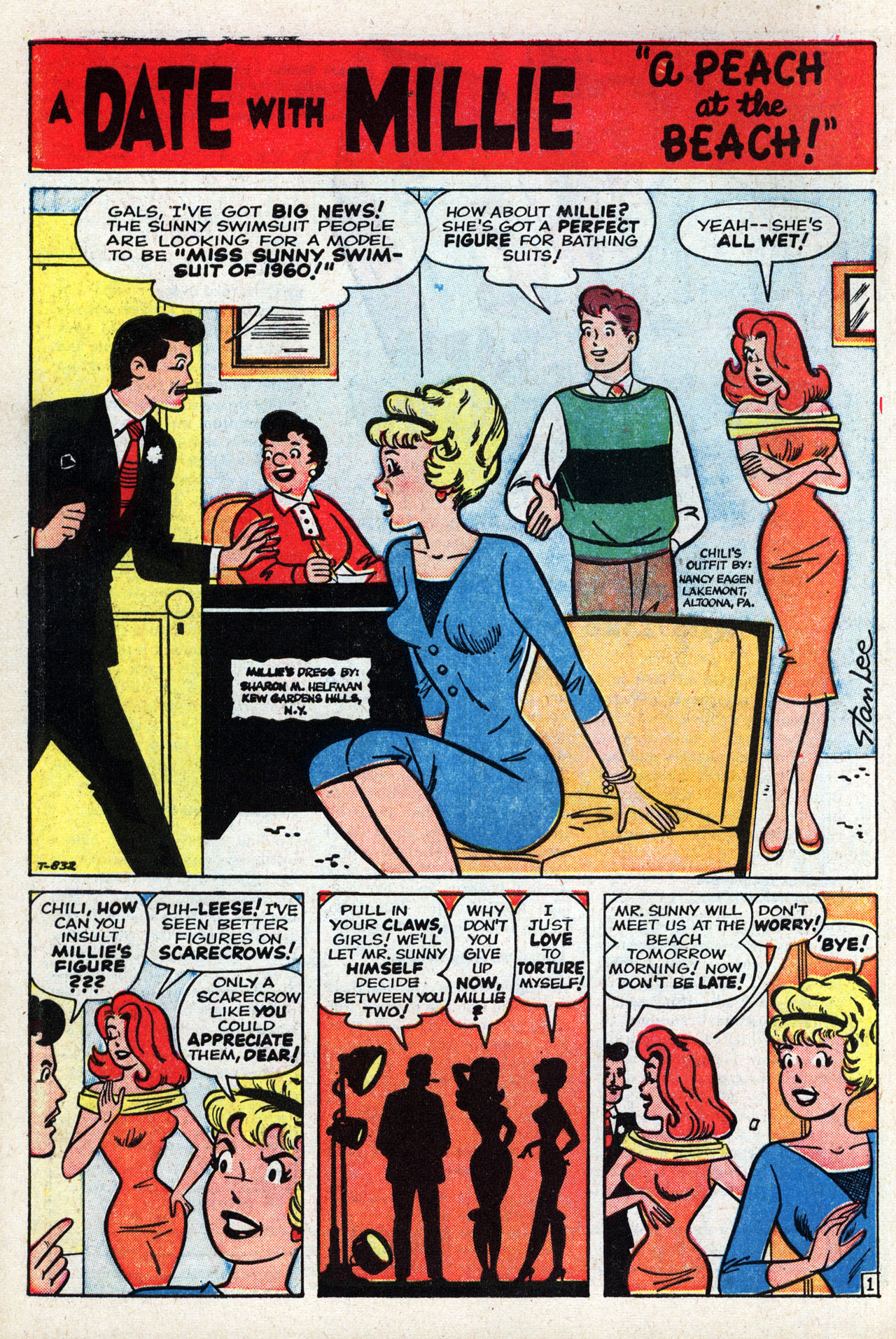 Read online A Date with Millie (1959) comic -  Issue #6 - 10