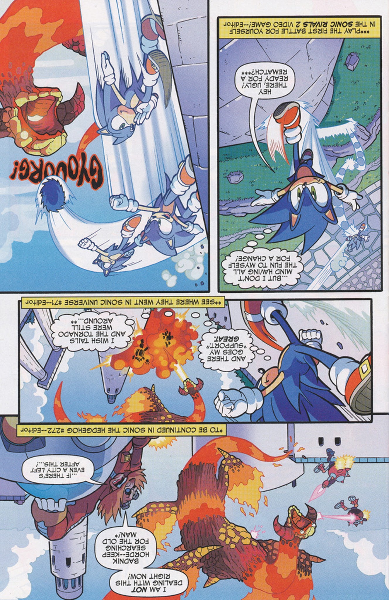 Read online Free Comic Book Day 2015 comic -  Issue # Sonic the Hedgehog - Mega Man Worlds Unite Prelude - 36