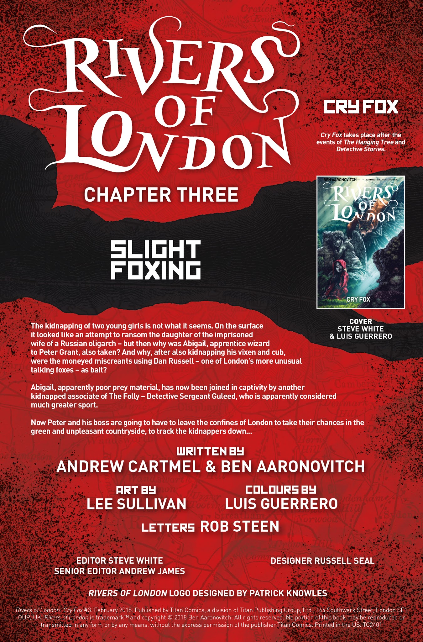 Read online Rivers of London: Cry Fox comic -  Issue #3 - 2