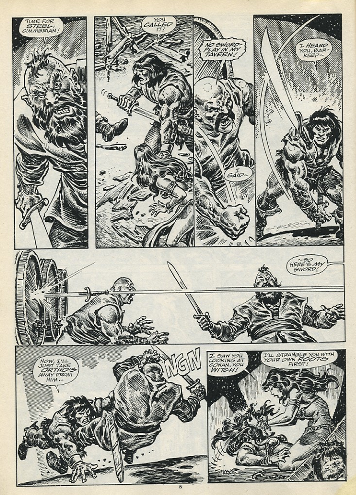 Read online The Savage Sword Of Conan comic -  Issue #196 - 10