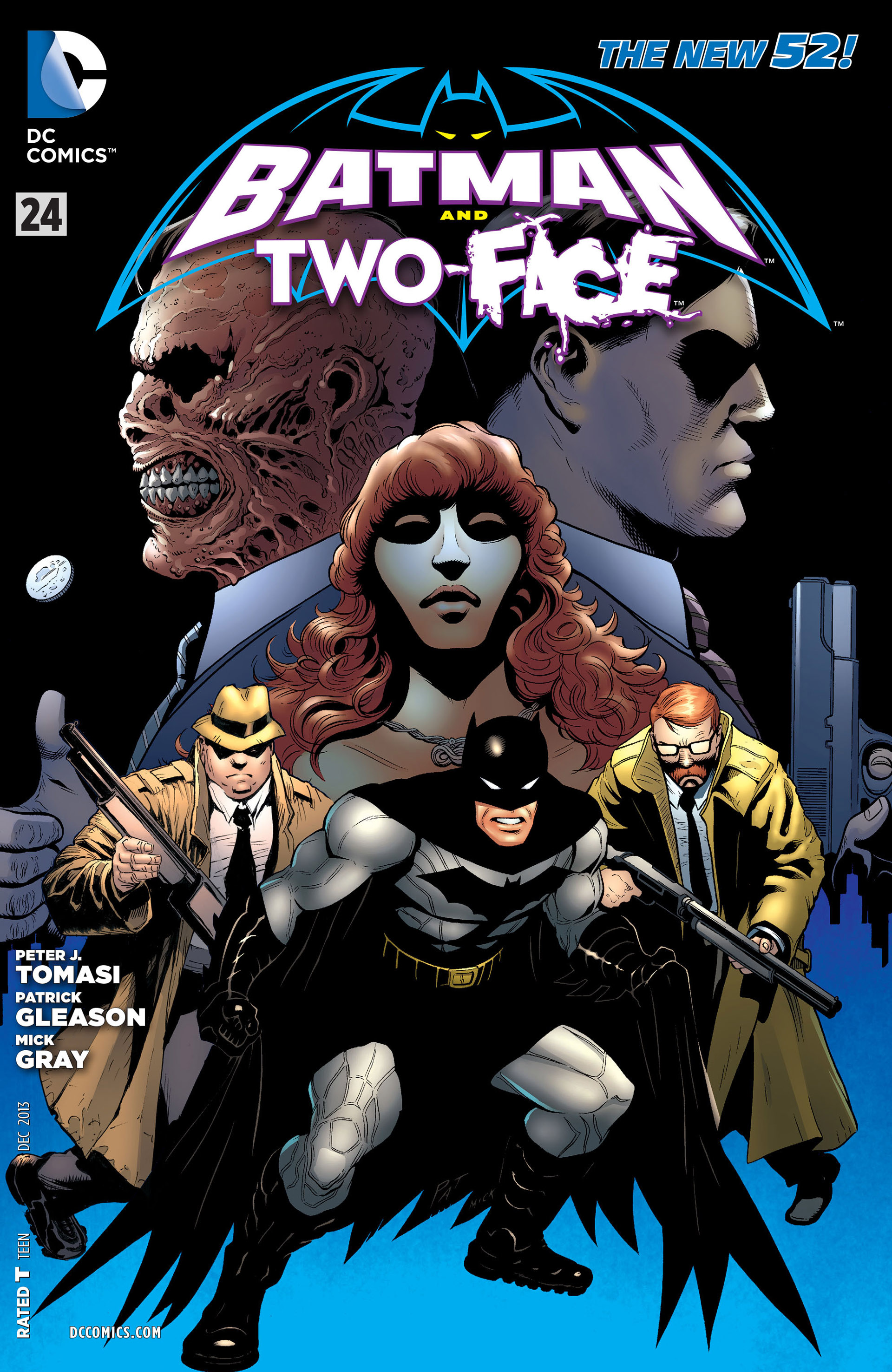 Read online Batman and Robin (2011) comic -  Issue #24 - Batman and Two-Face - 1