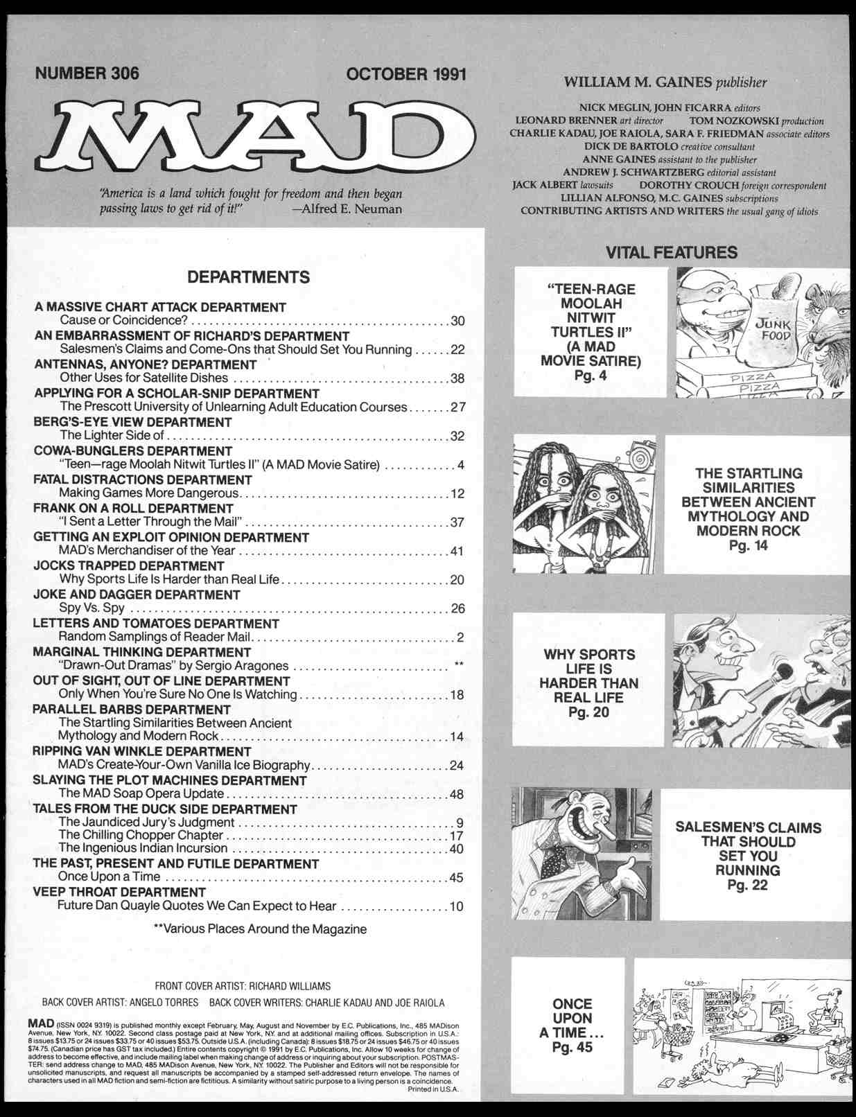 Read online MAD comic -  Issue #306 - 3