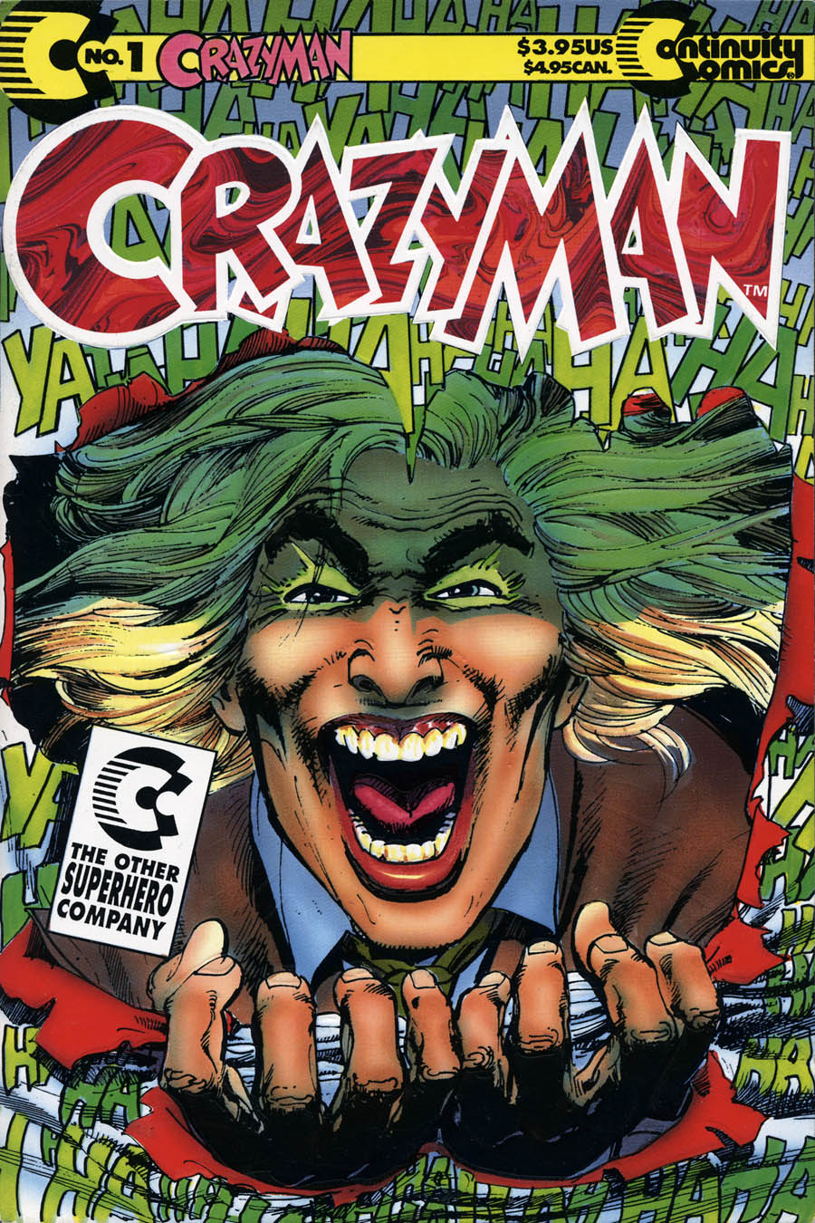 Read online Crazyman comic -  Issue #1 - 1