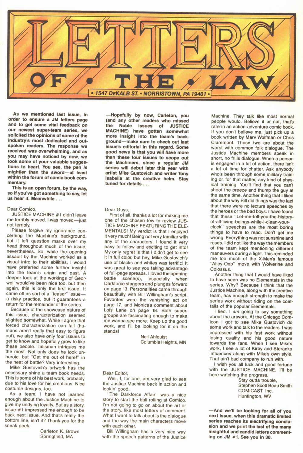 Read online Justice Machine featuring The Elementals comic -  Issue #3 - 28