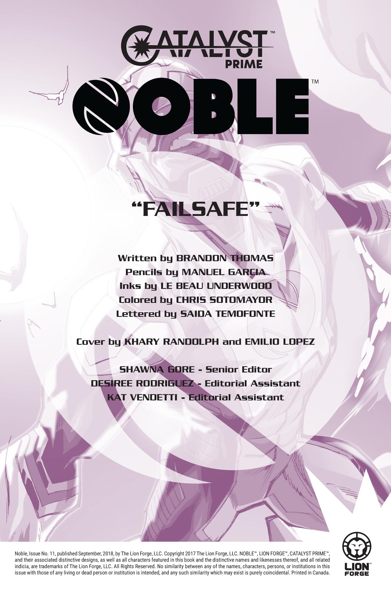 Read online Noble comic -  Issue #11 - 2