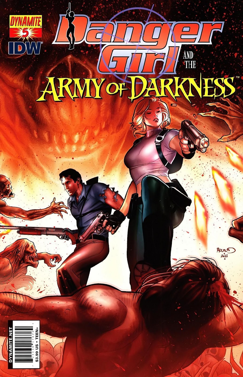 Danger Girl and the Army of Darkness issue 5 - Page 1