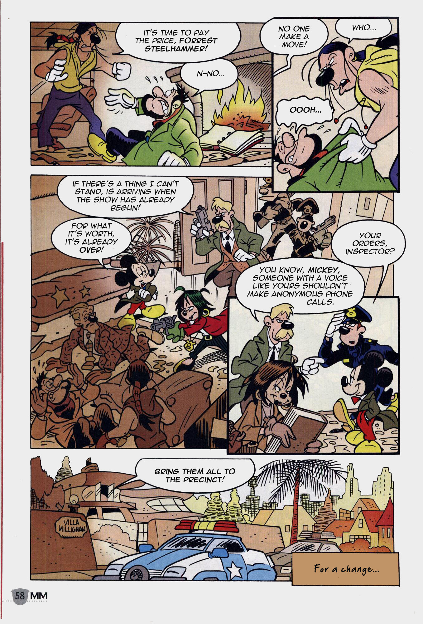 Read online Mickey Mouse Mystery Magazine comic -  Issue #1 - 58