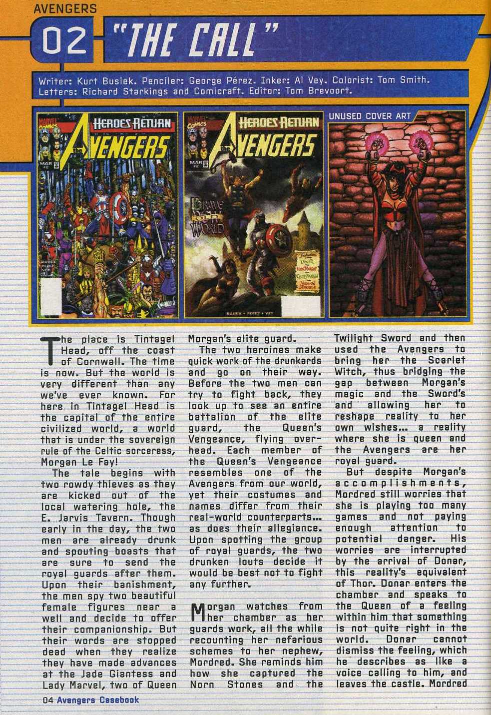 Read online Avengers: Casebook 1999 comic -  Issue # Full - 5