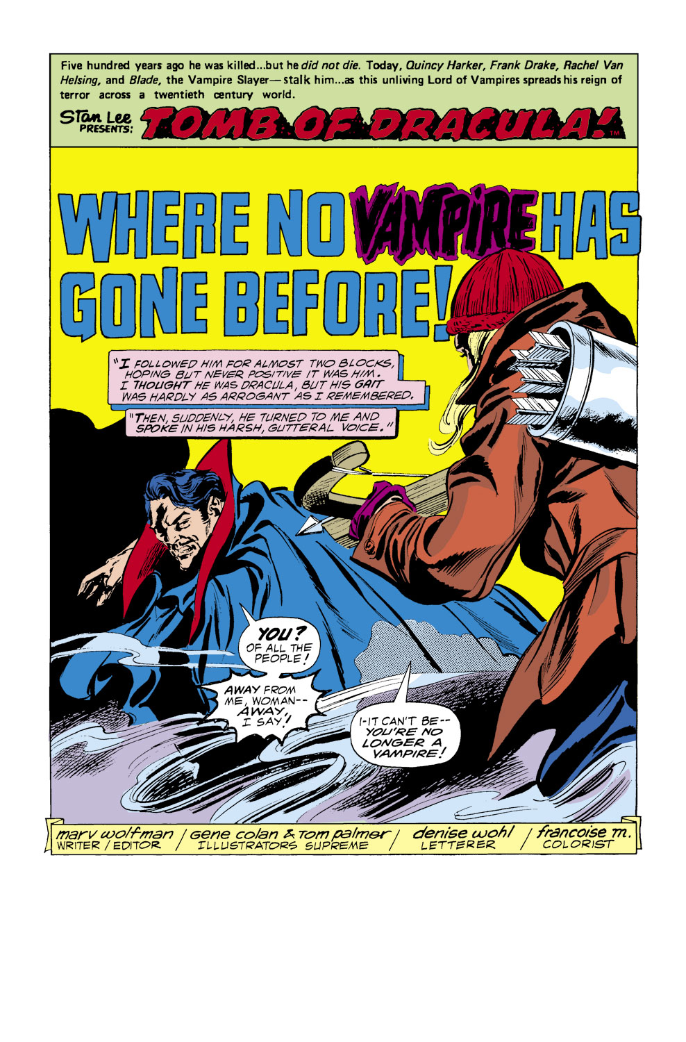 Read online Tomb of Dracula (1972) comic -  Issue #65 - 2