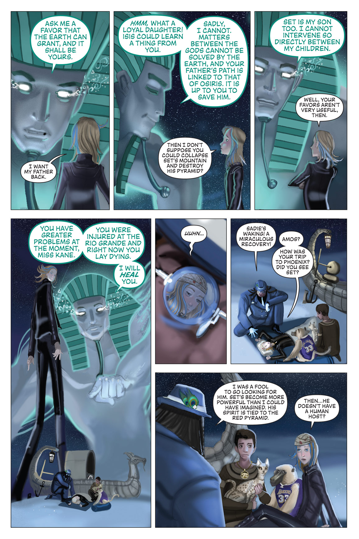 Read online The Kane Chronicles comic -  Issue # TPB 1 - 138