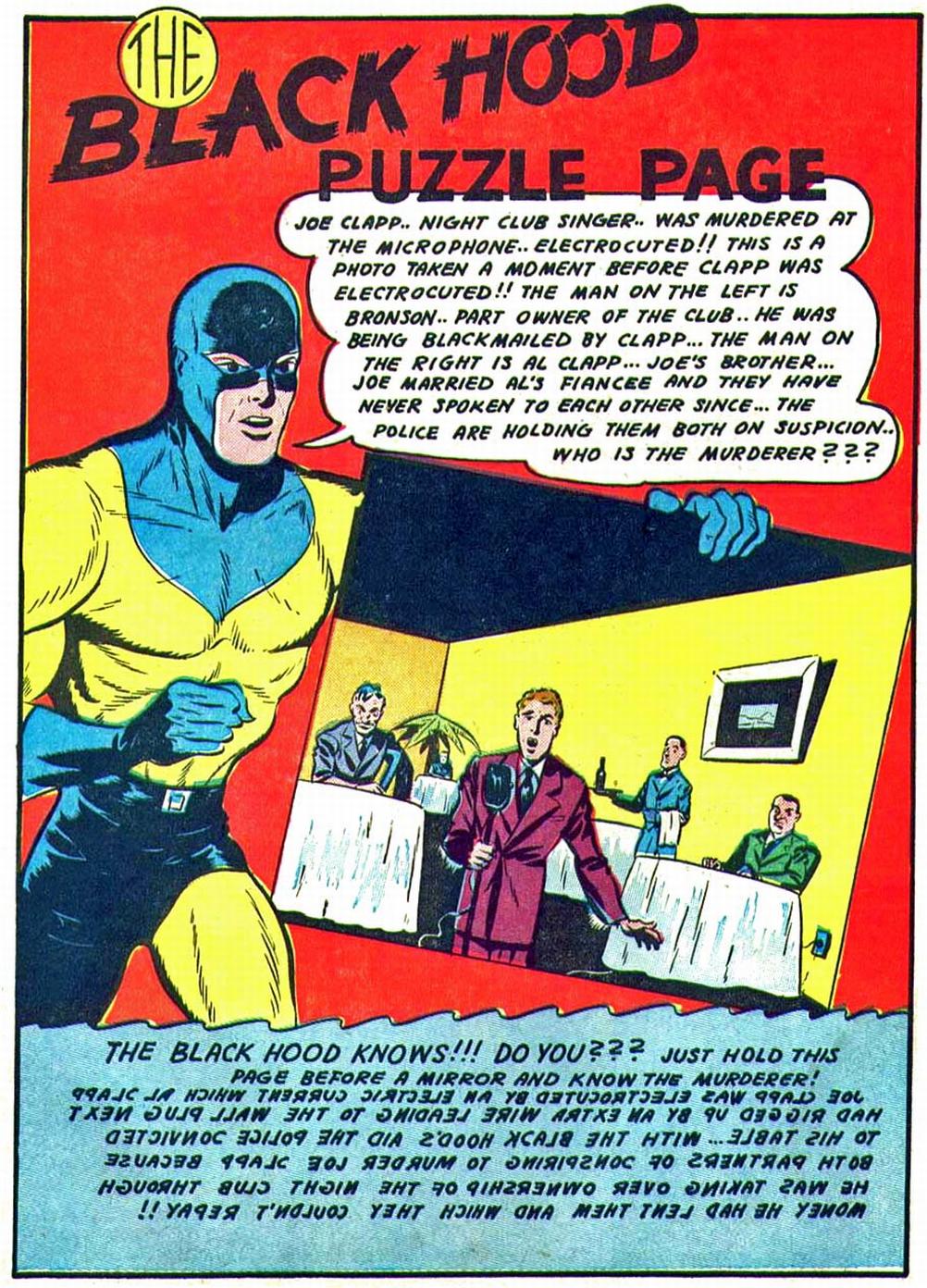 Read online Black Hood Comics comic -  Issue #11 - 14