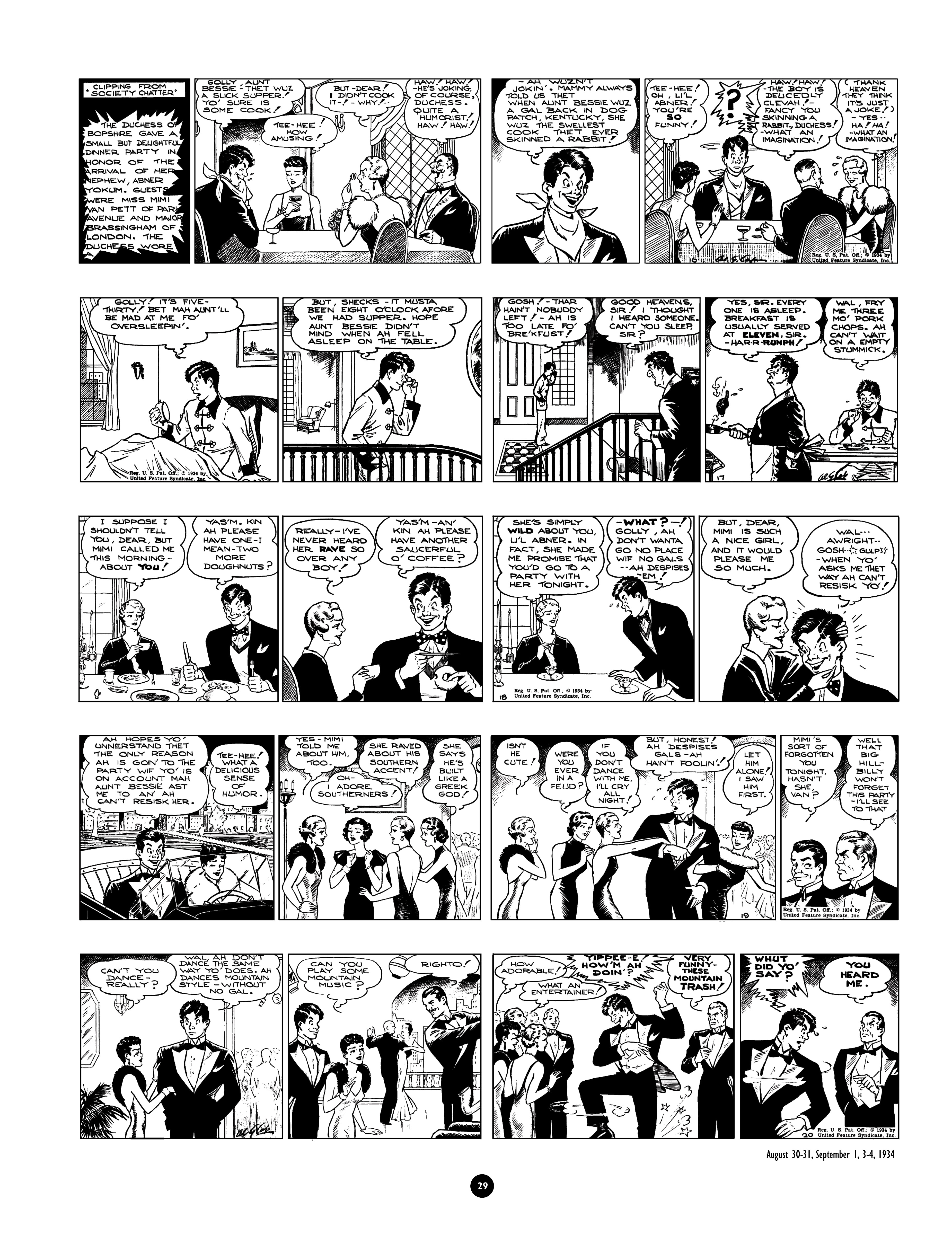 Read online Al Capp's Li'l Abner Complete Daily & Color Sunday Comics comic -  Issue # TPB 1 (Part 1) - 30