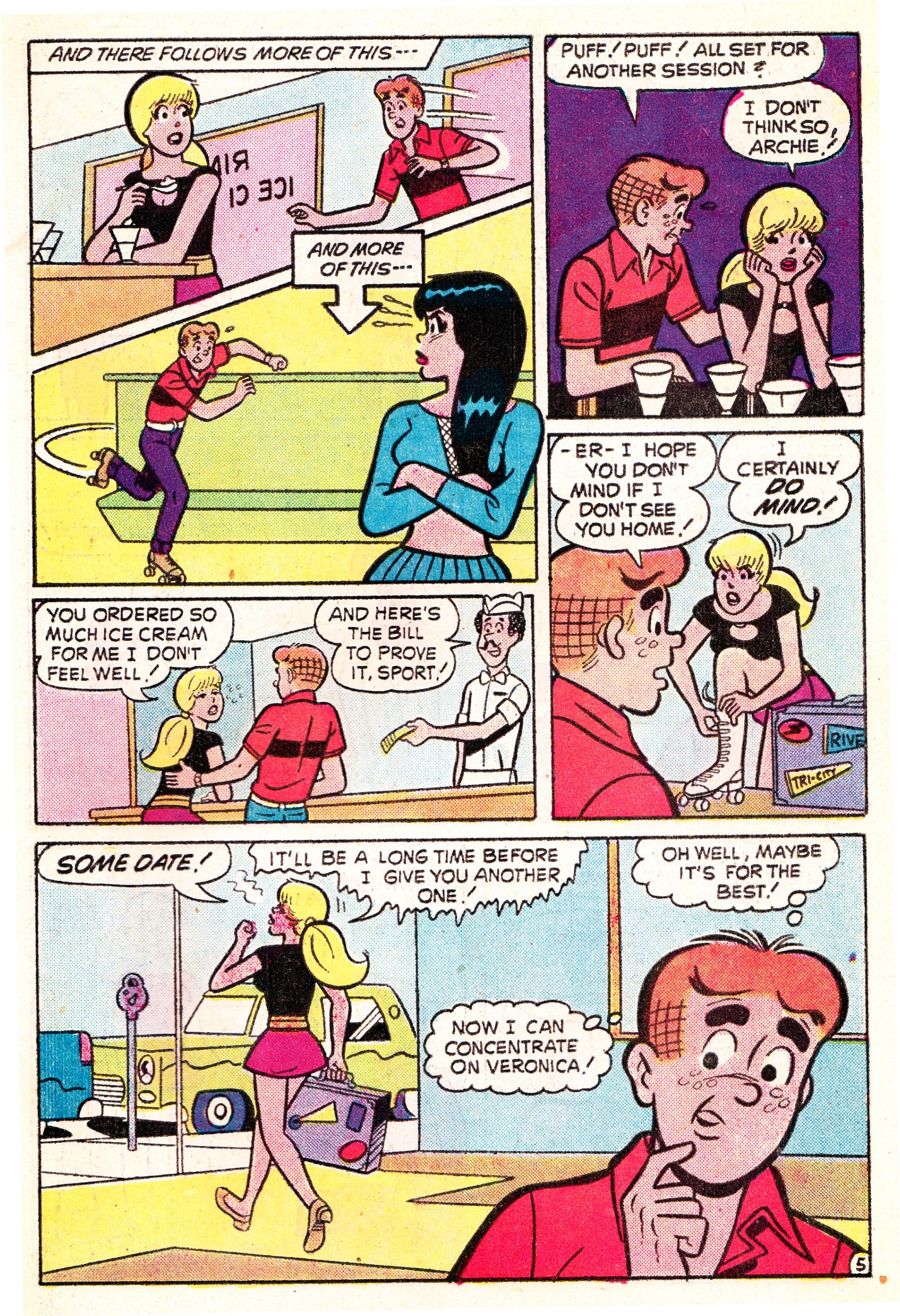 Read online Archie's TV Laugh-Out comic -  Issue #32 - 7