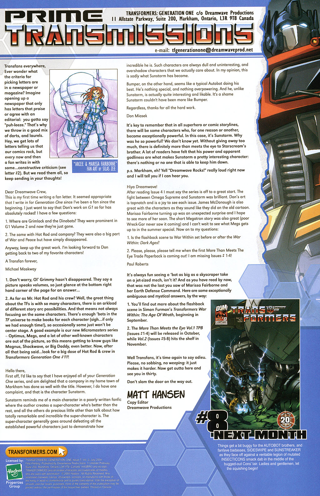 Read online Transformers: Generation 1 (2004) comic -  Issue #7 - 24