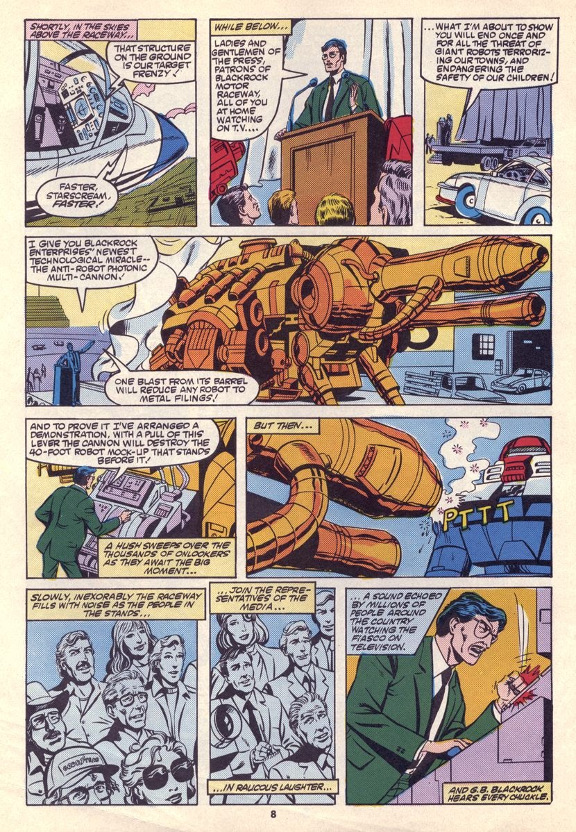 Read online The Transformers (UK) comic -  Issue #34 - 8
